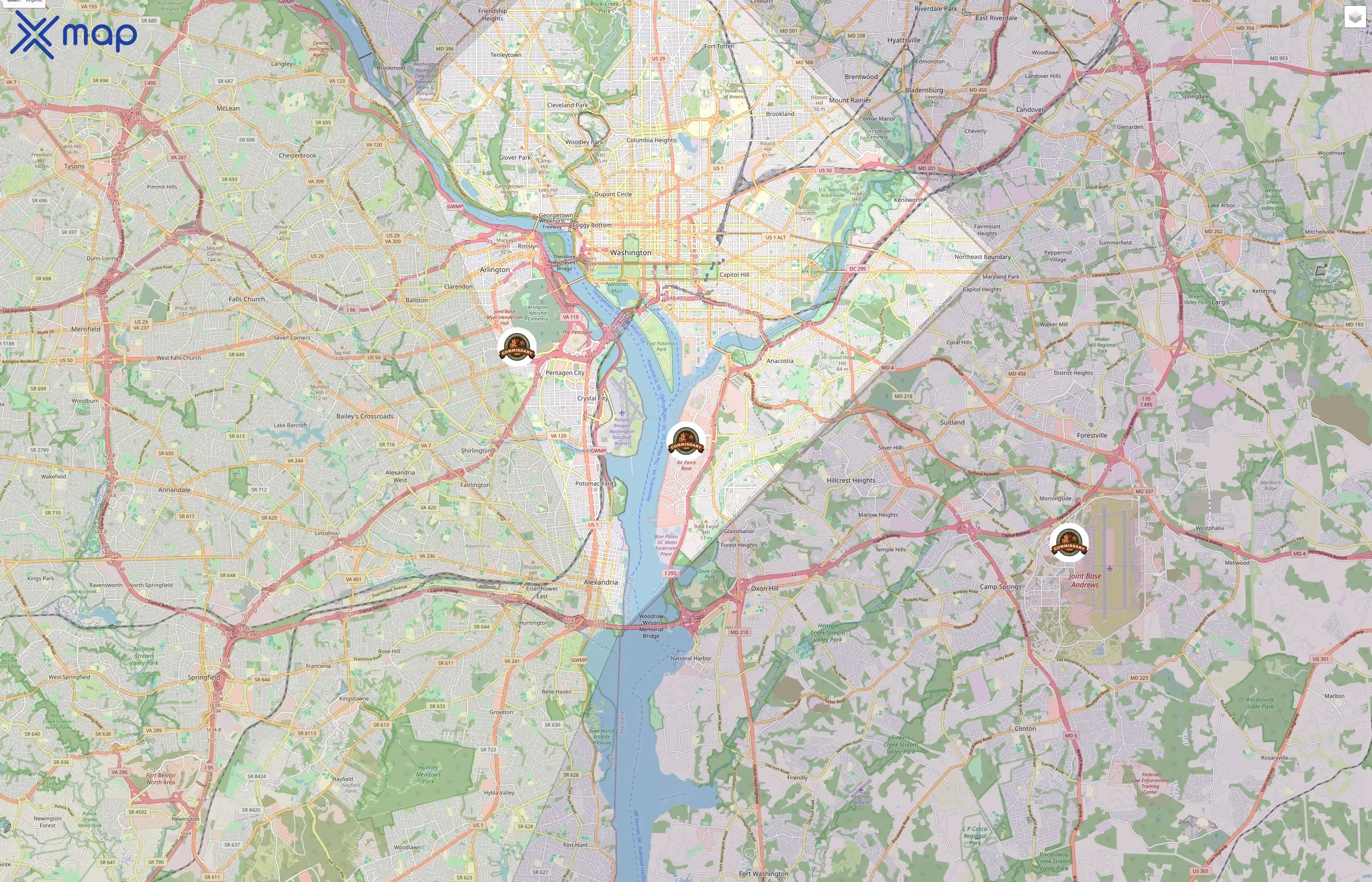 Defense Commissary Agency traffic data
