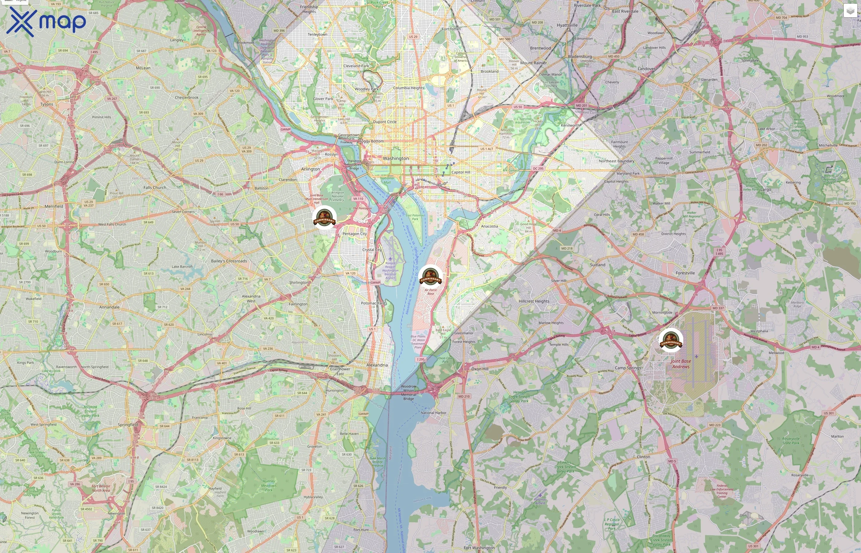 Defense Commissary Agency traffic data