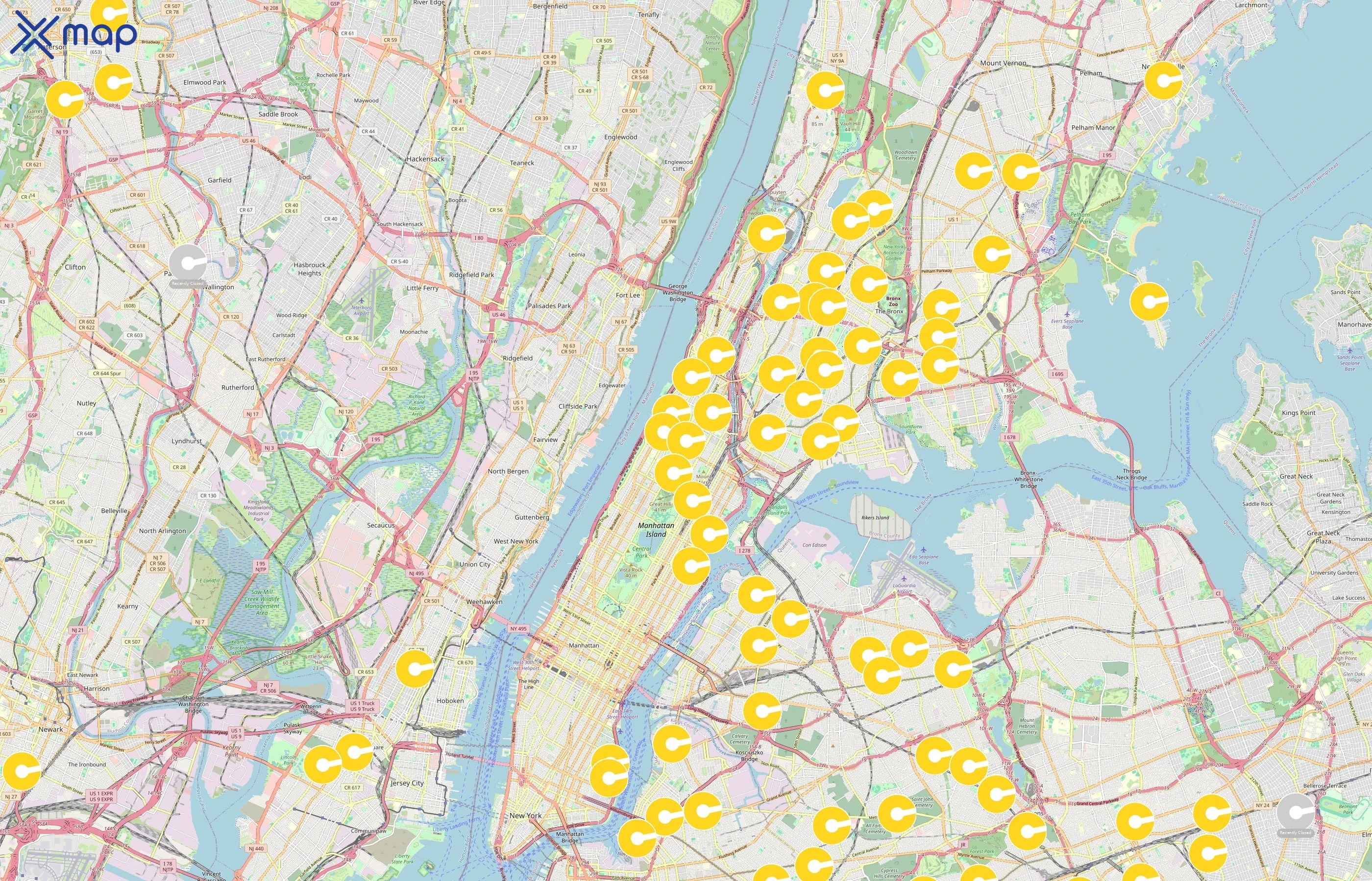 CTown Supermarkets area coverage