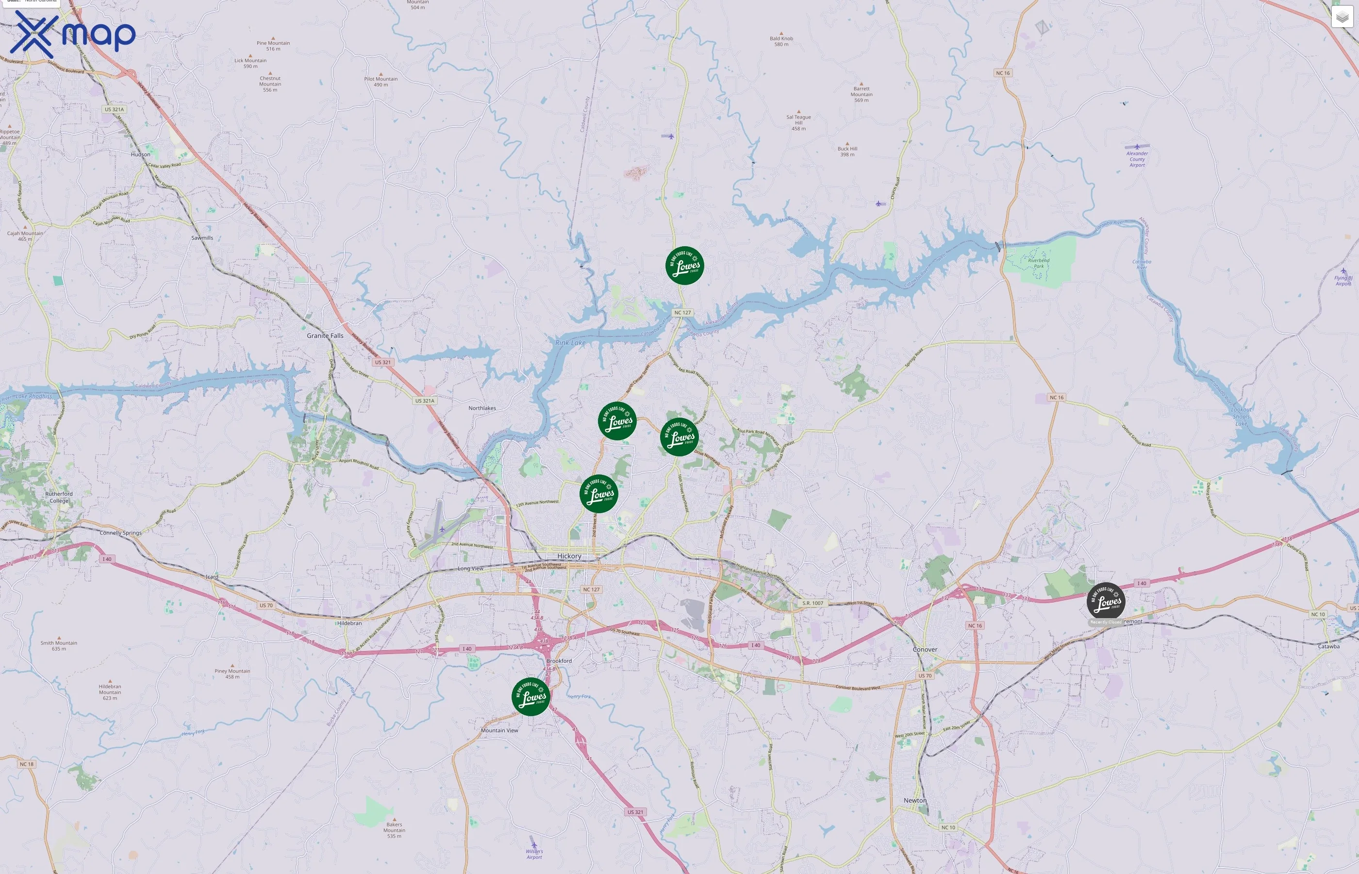 Lowes Foods traffic data
