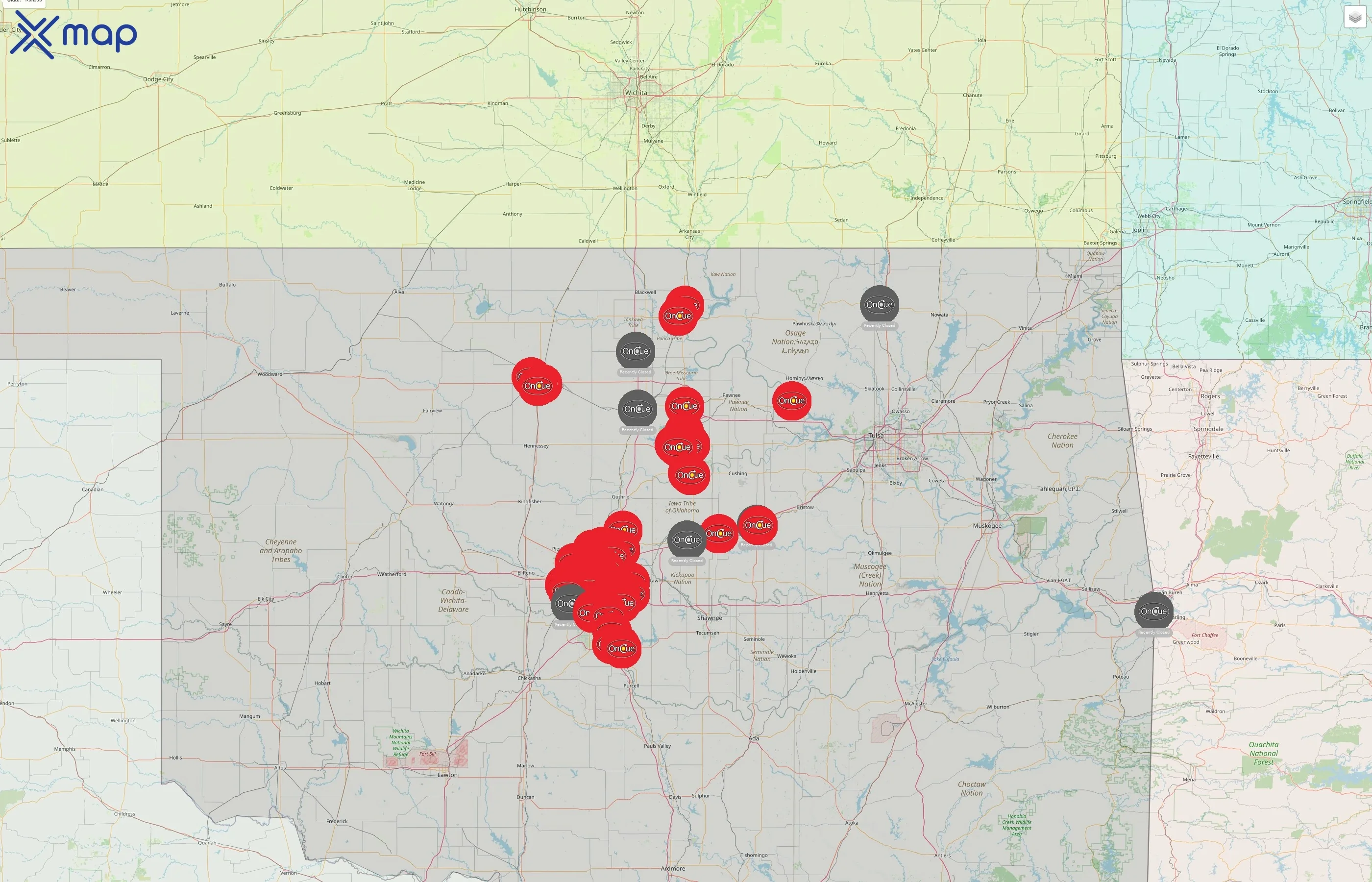 OnCue street hotspots