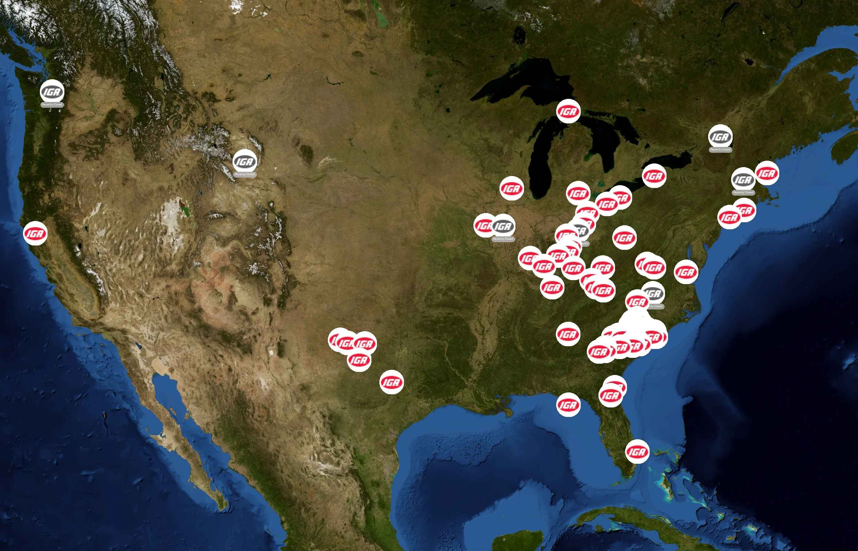 IGA state distribution
