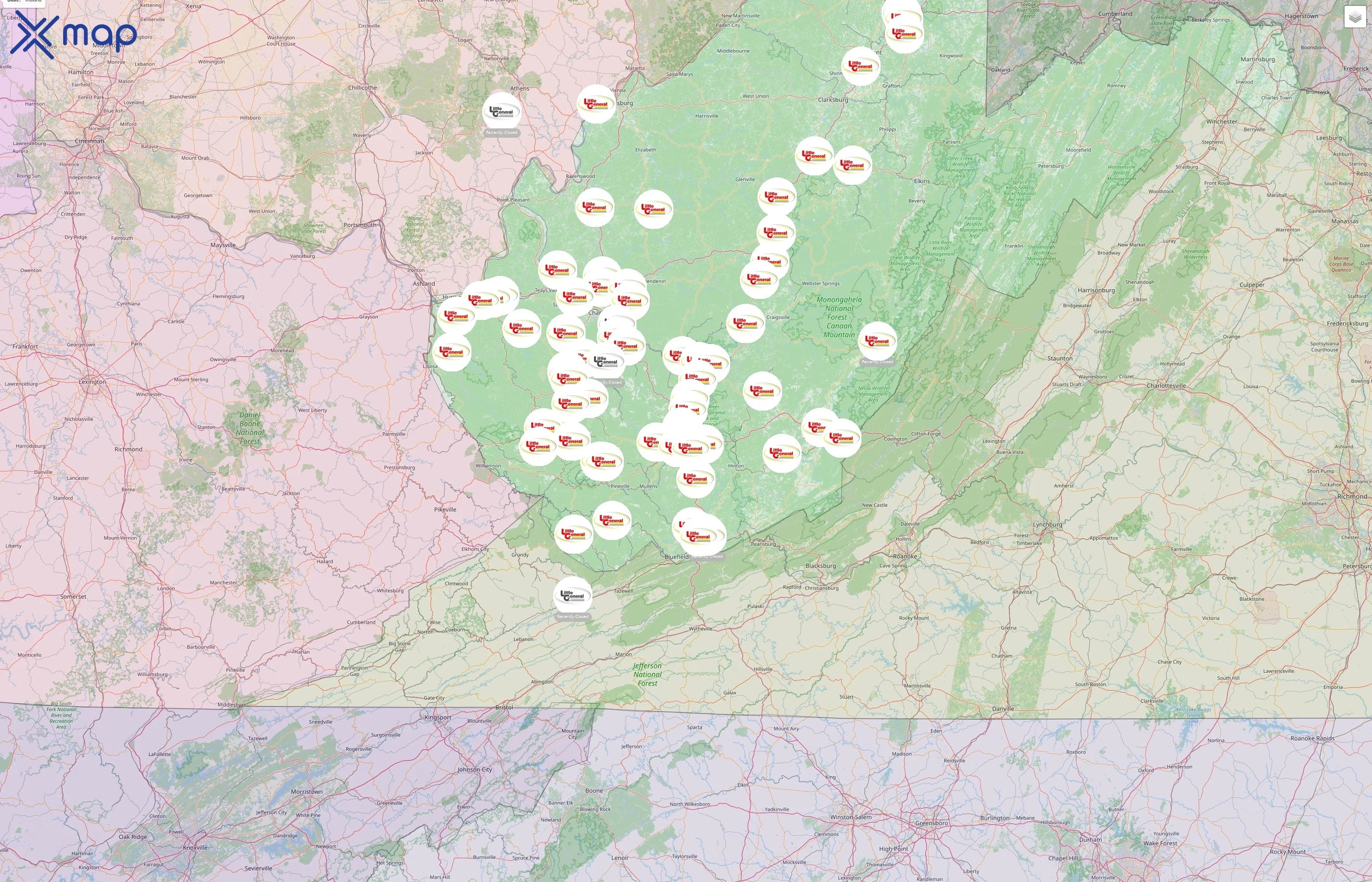 Little General street hotspots