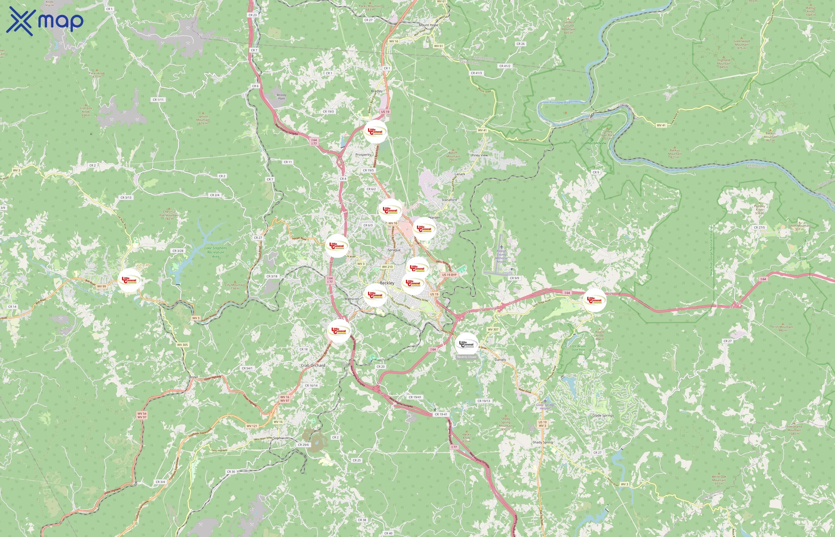 Little General area coverage