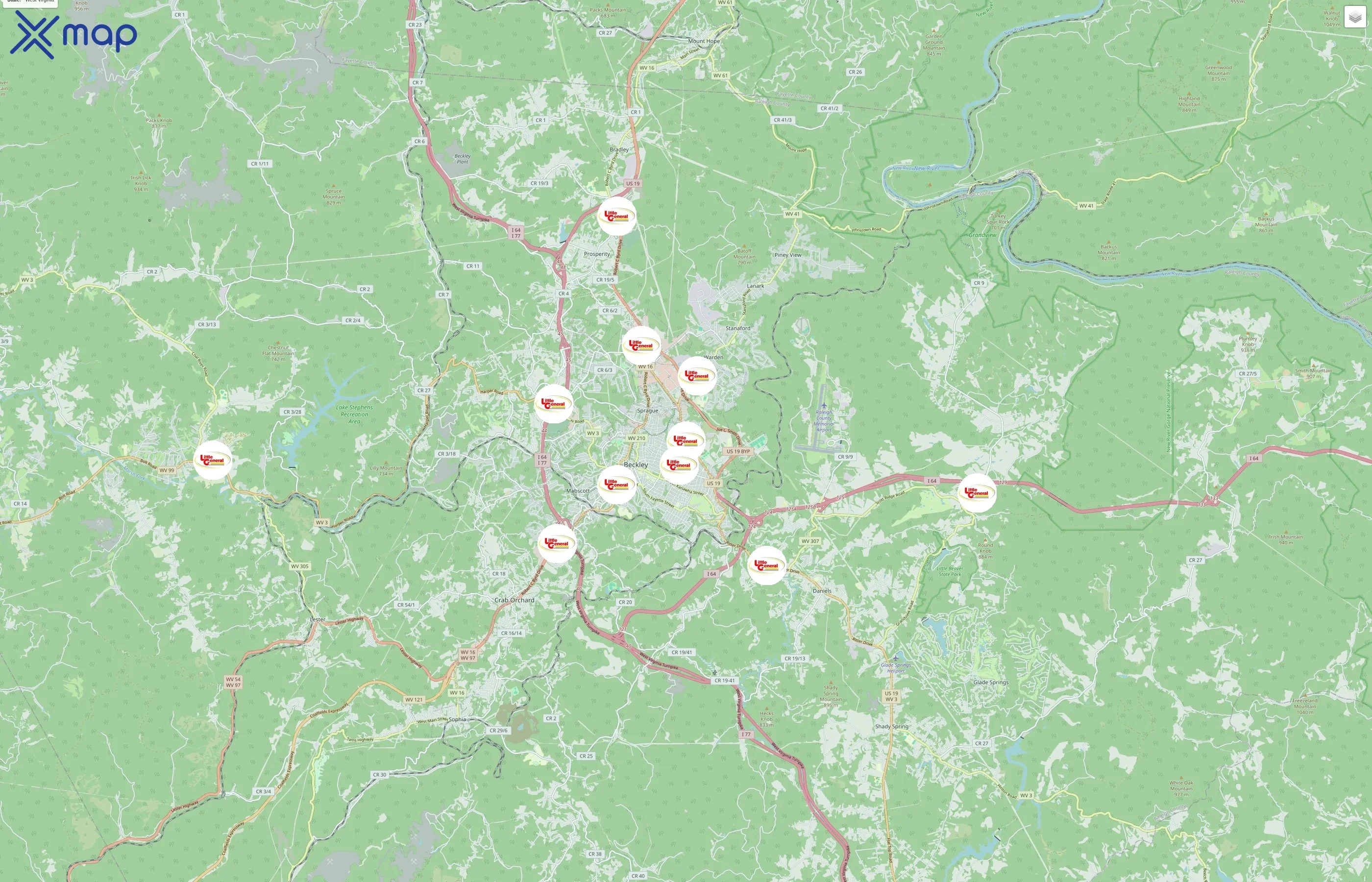 Little General traffic data