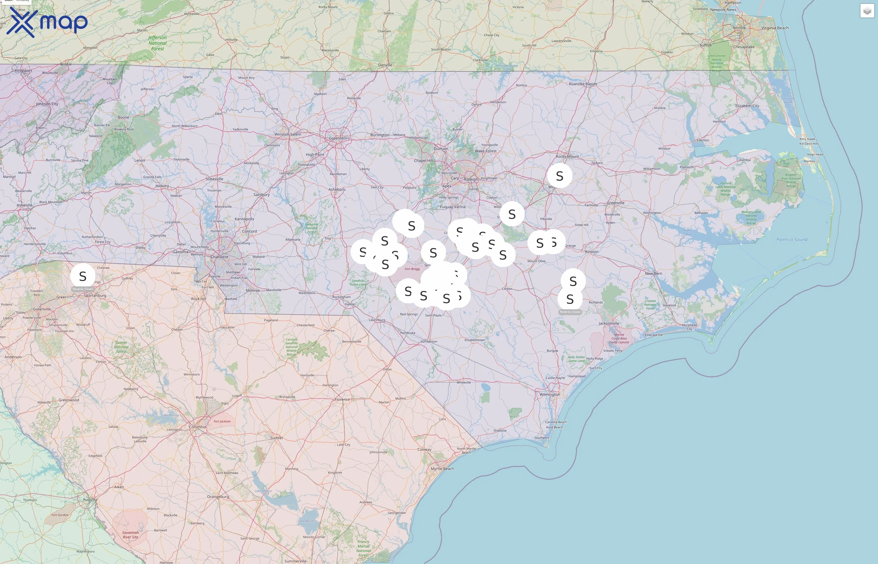 Short Stop Food Marts street hotspots