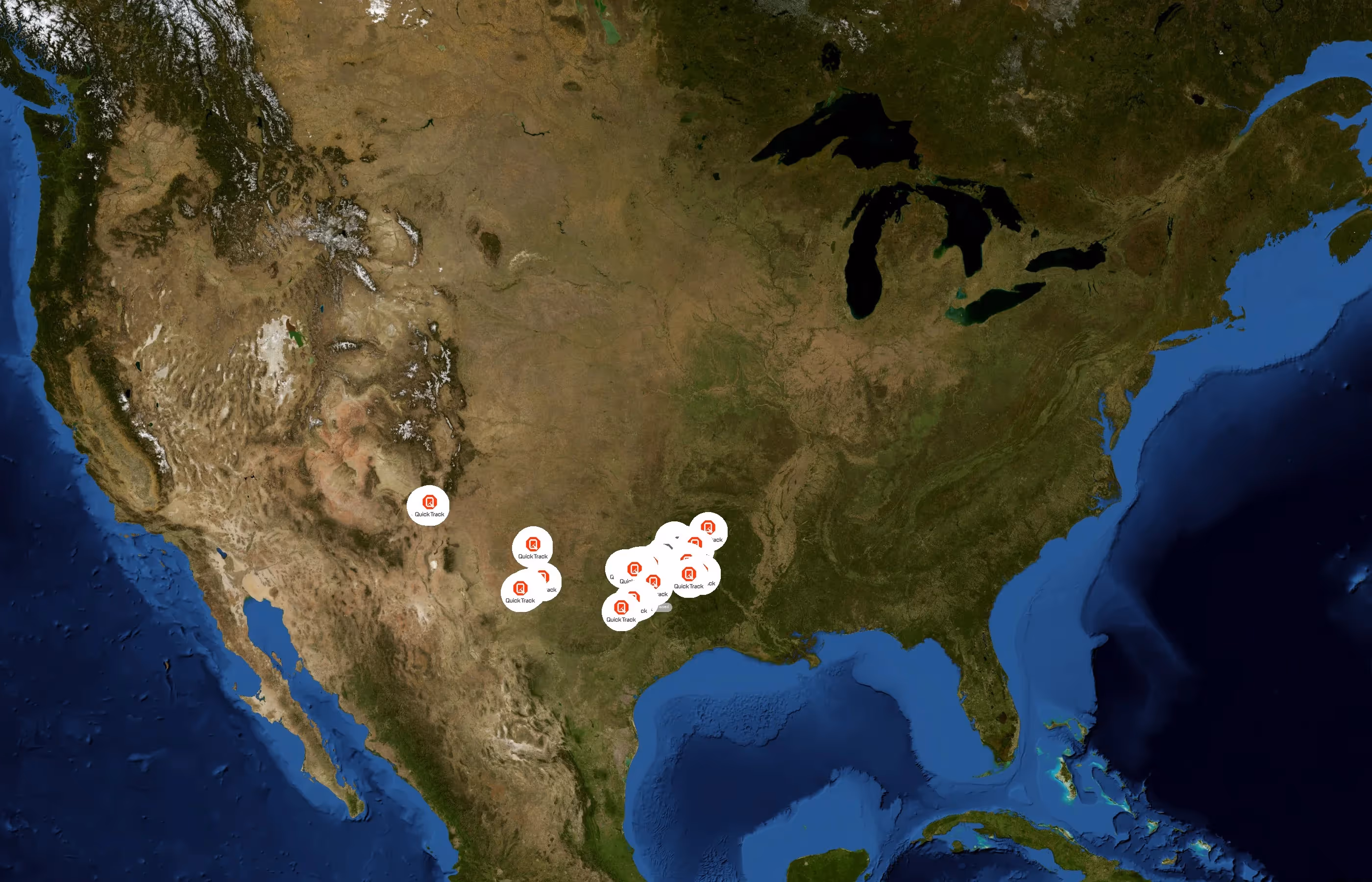 Quick Track Inc state distribution