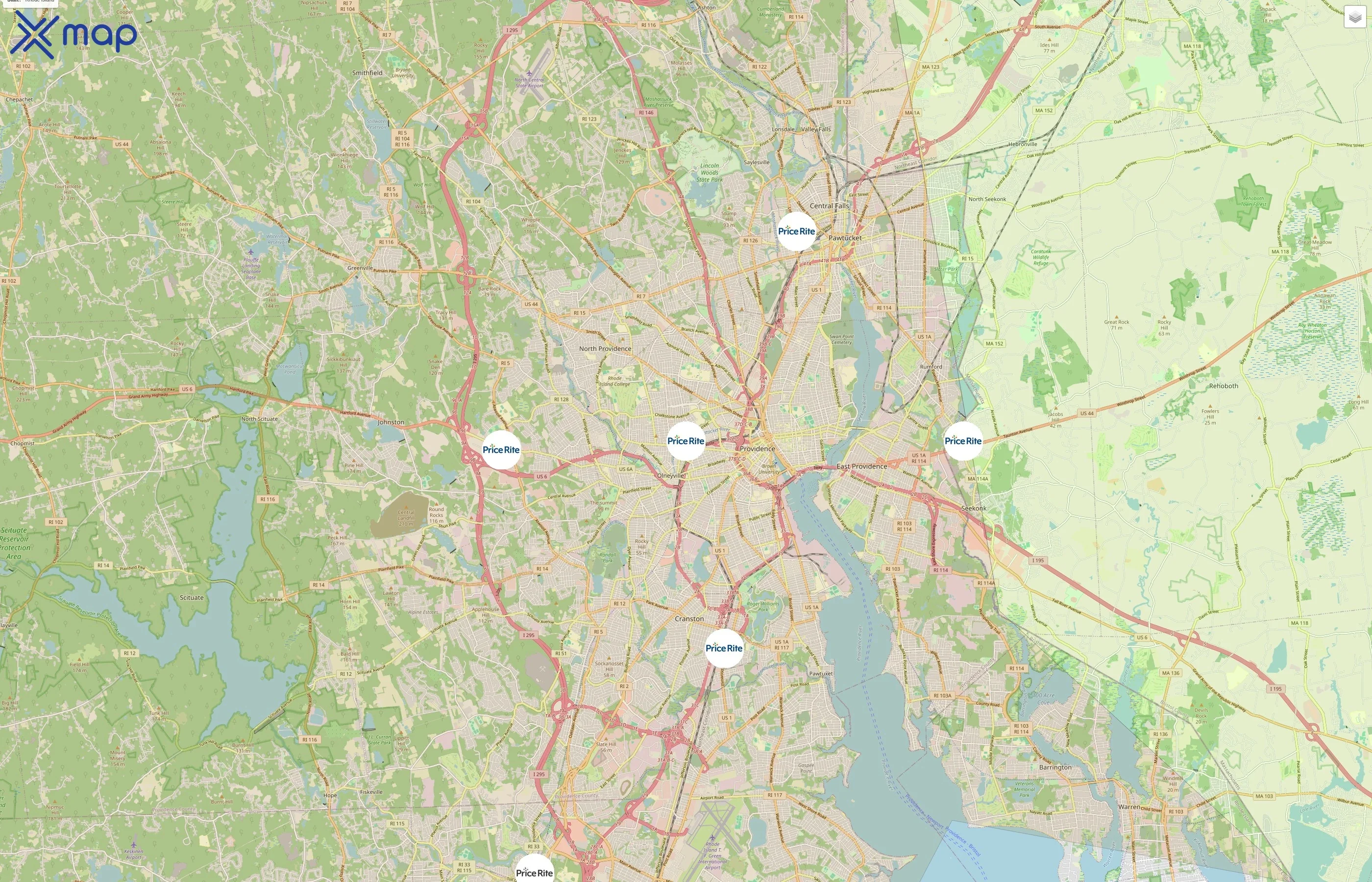 Price Rite Marketplace traffic data