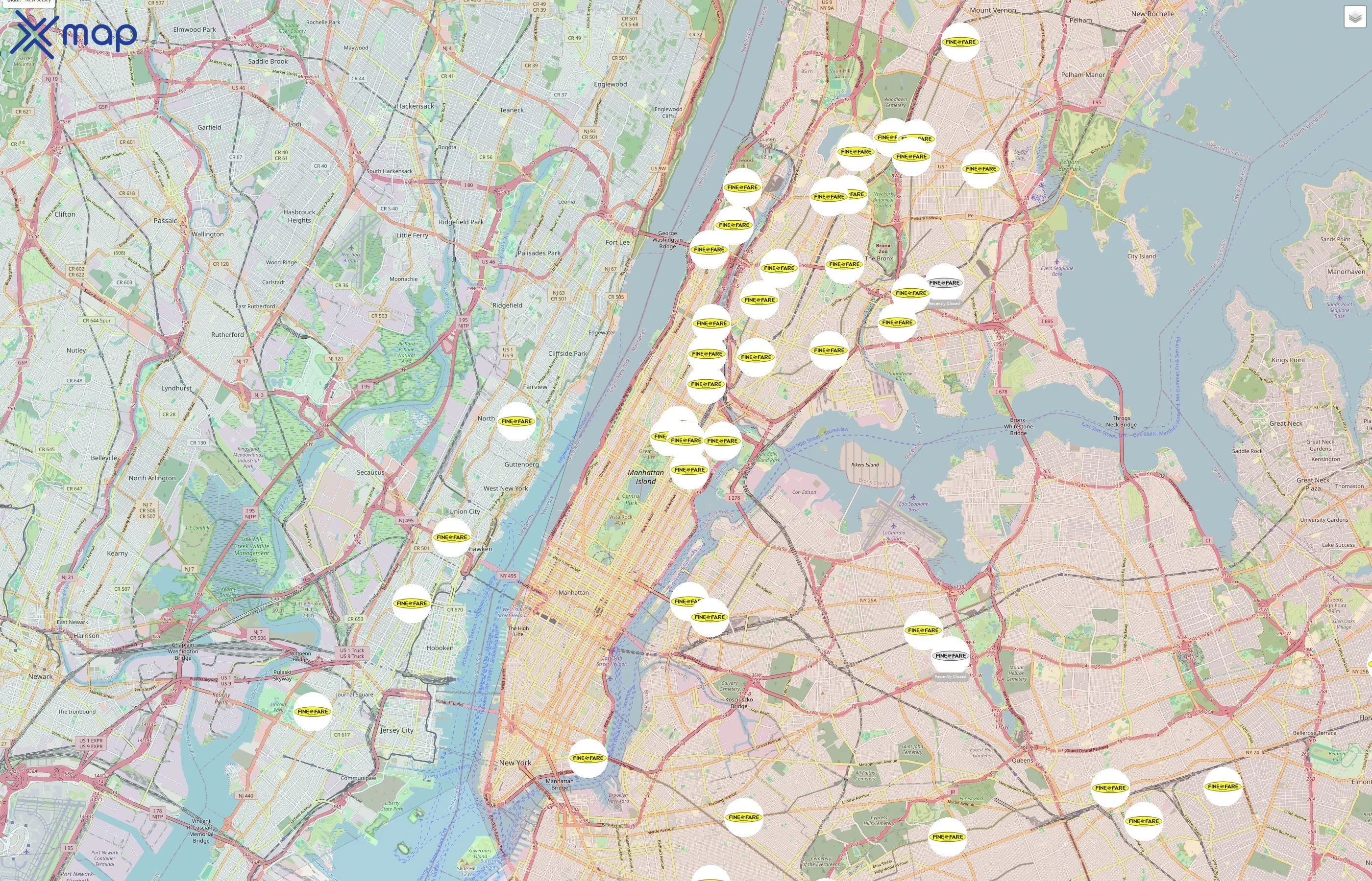 Fine Fare Supermarkets traffic data