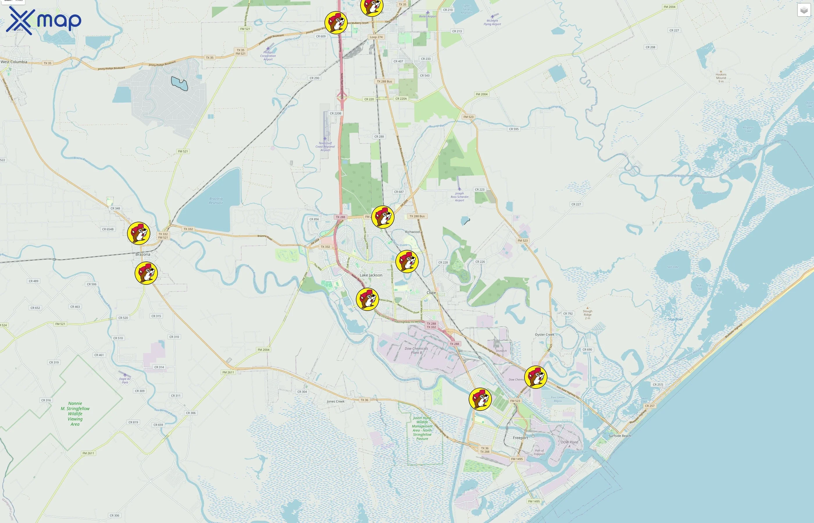 Buc-ee's traffic data