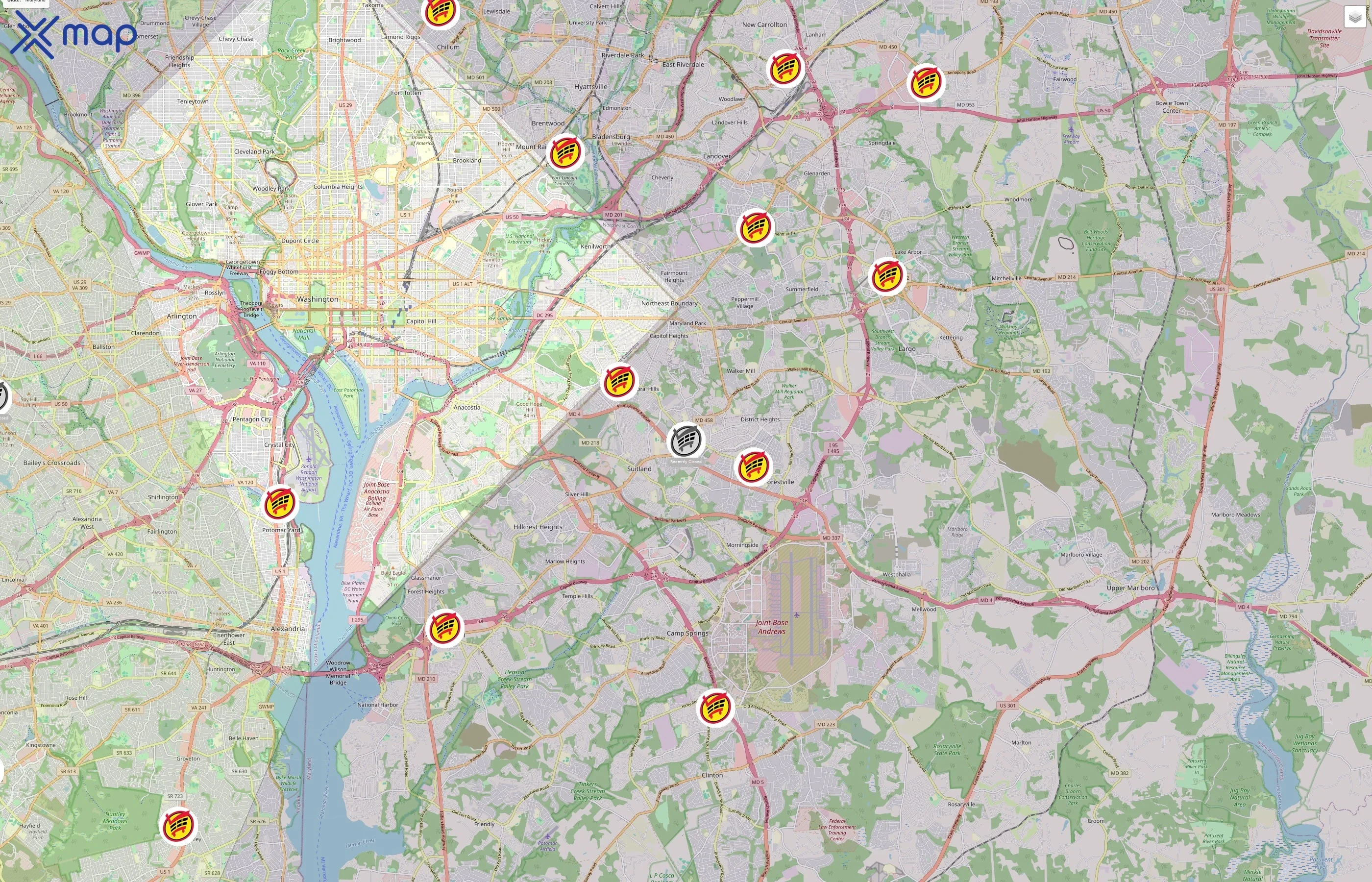Shoppers traffic data