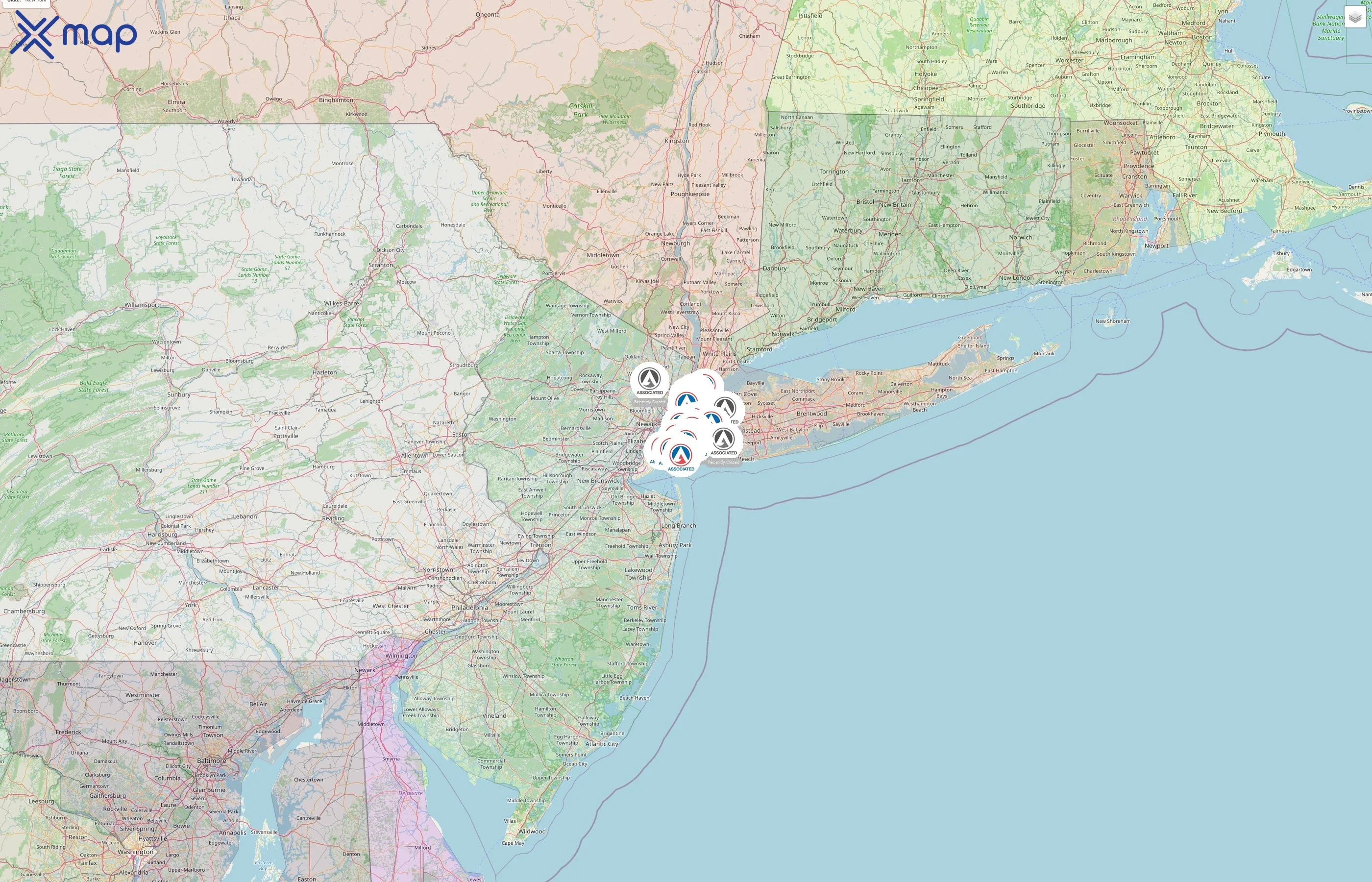 Associated Supermarkets street hotspots