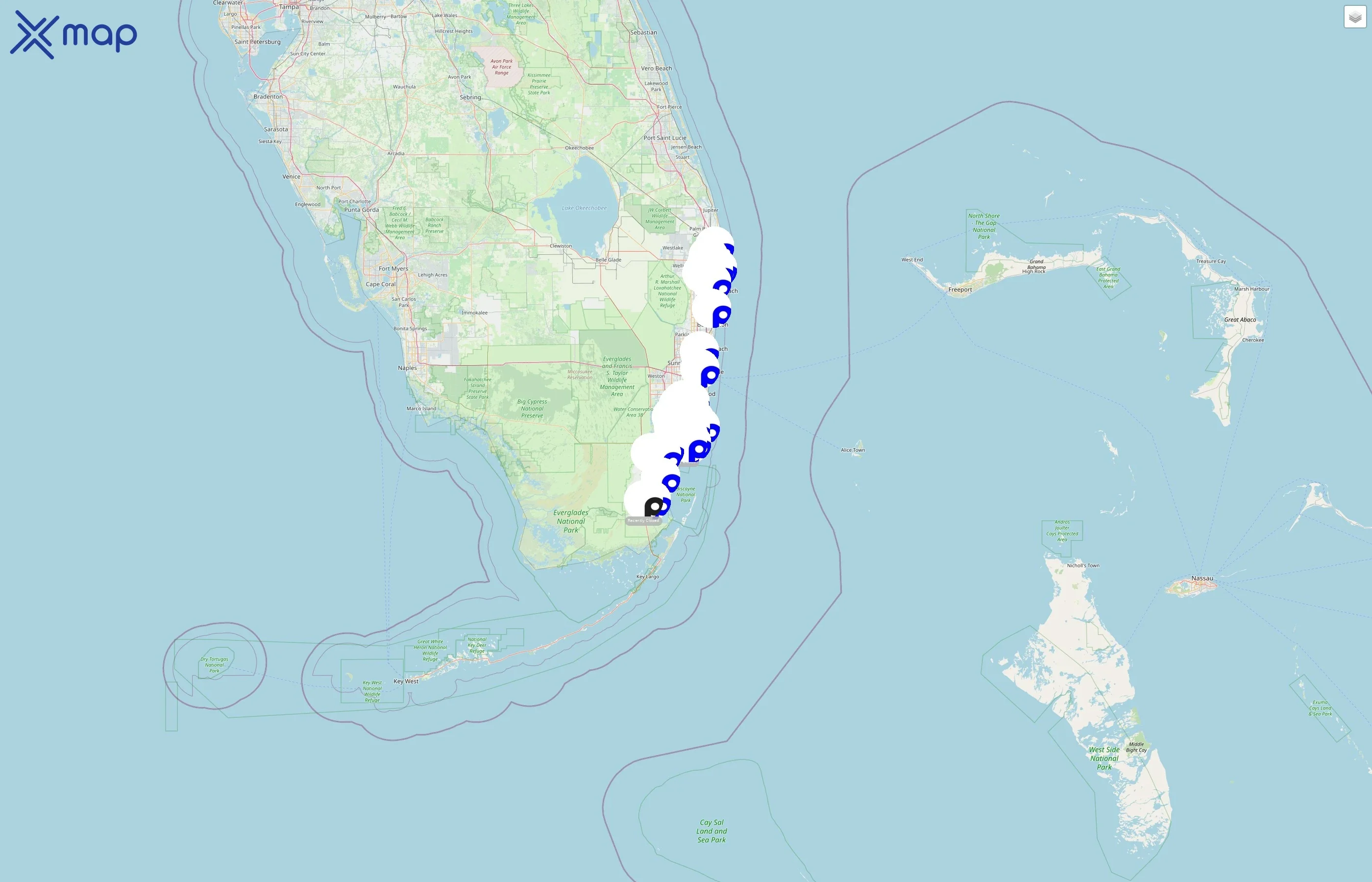 Presidente Supermarkets street hotspots