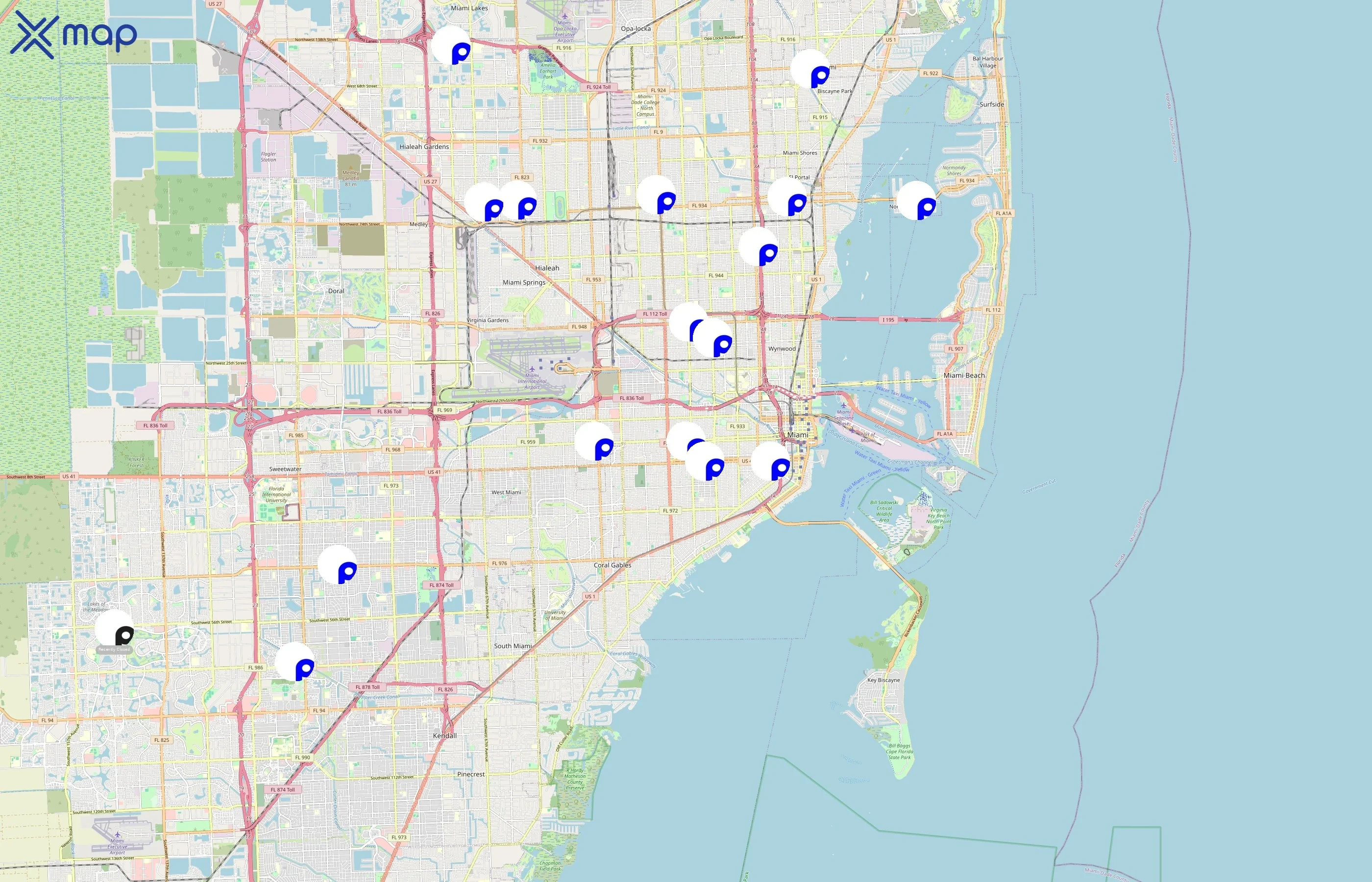 Presidente Supermarkets area coverage