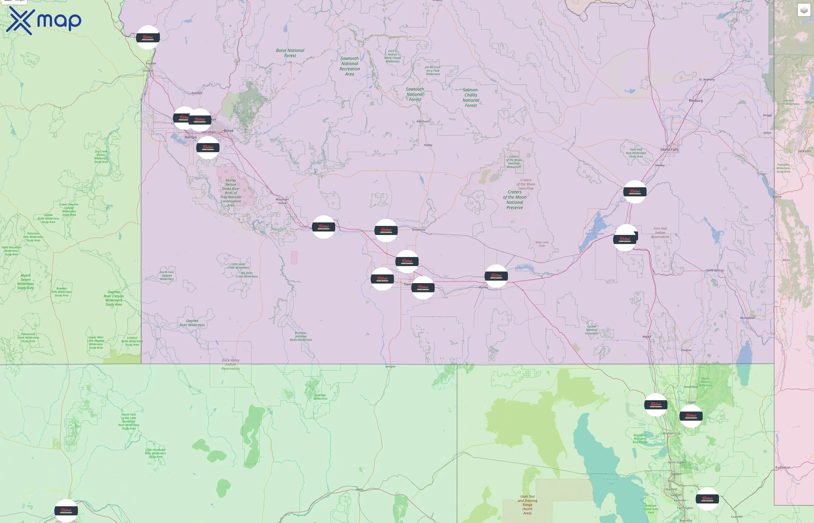 Ridley's Family Markets street hotspots