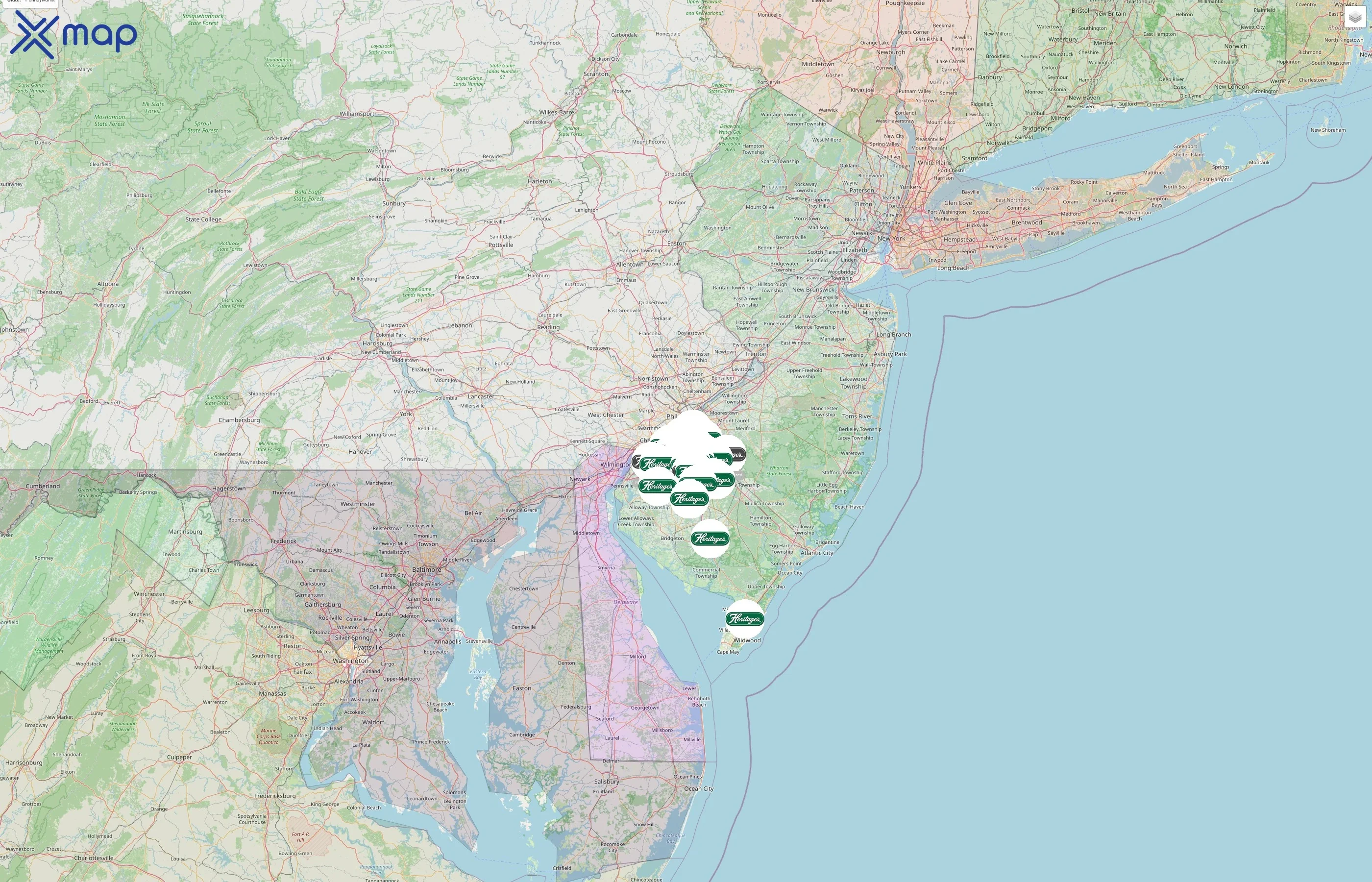 Heritage's Dairy Stores street hotspots