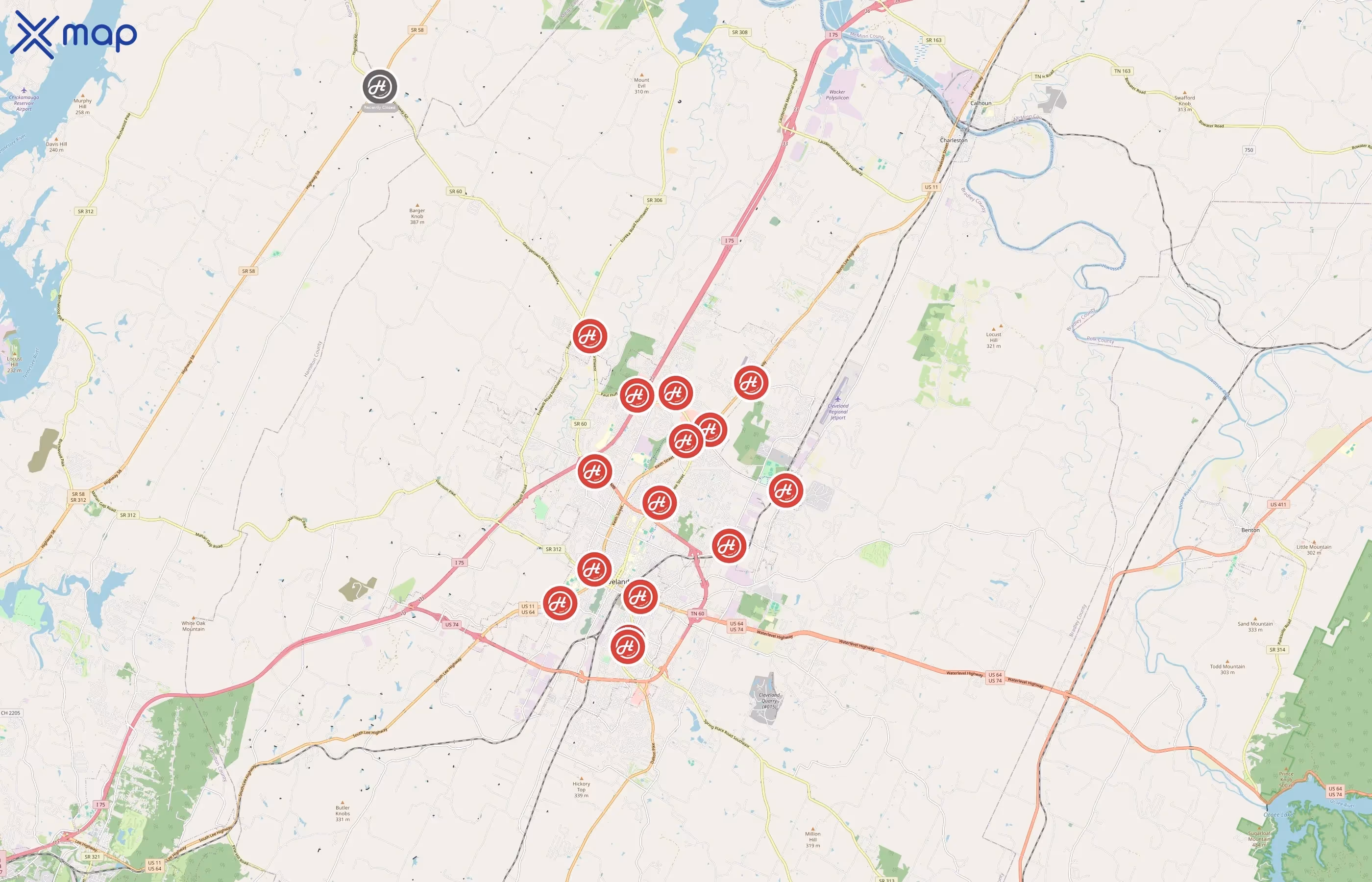 Harry's area coverage