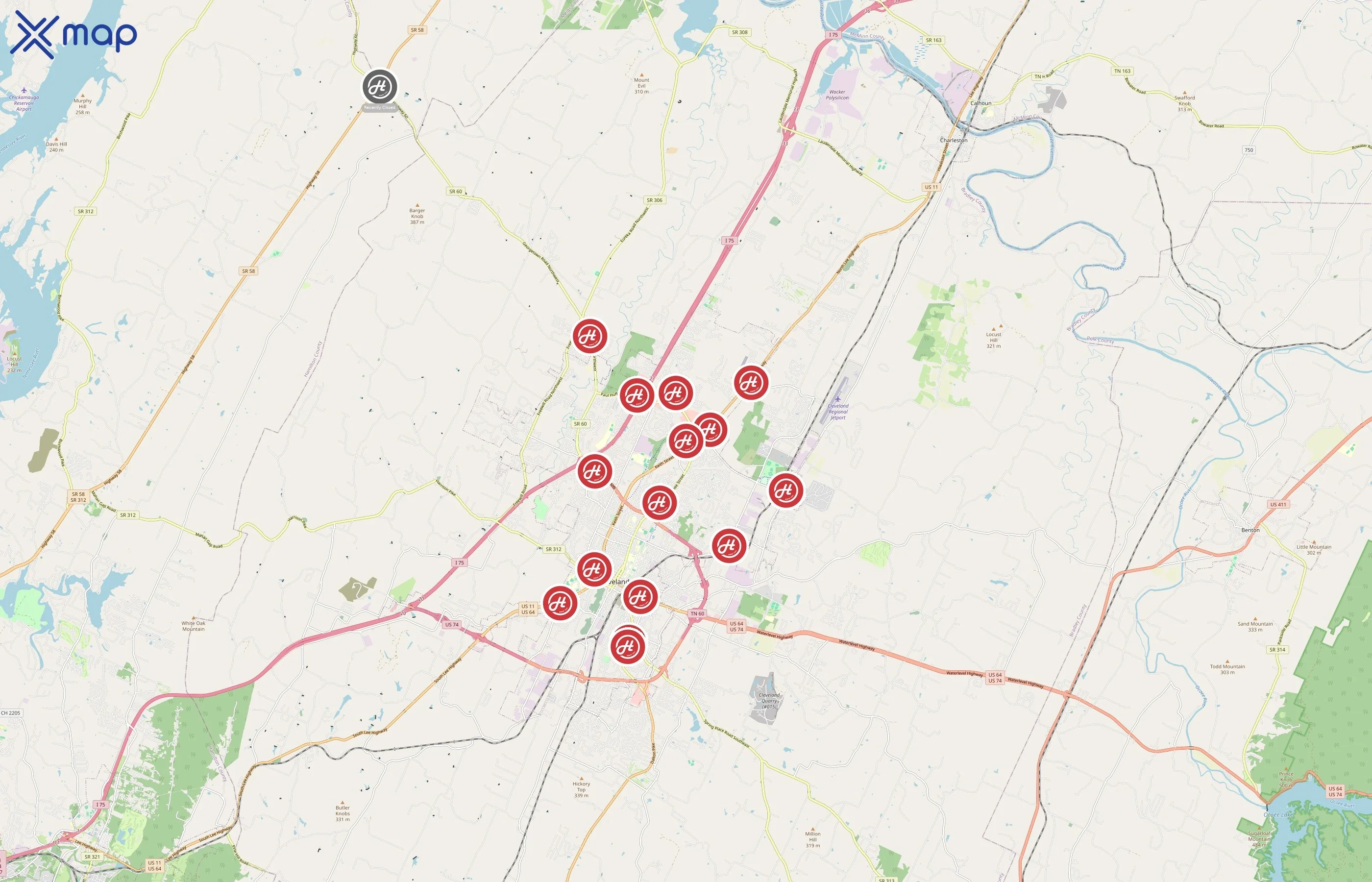 Harry's area coverage