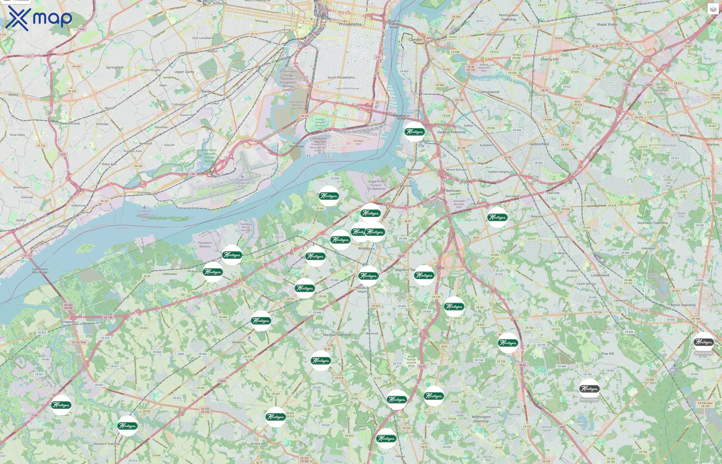 Heritage's Dairy Stores traffic data