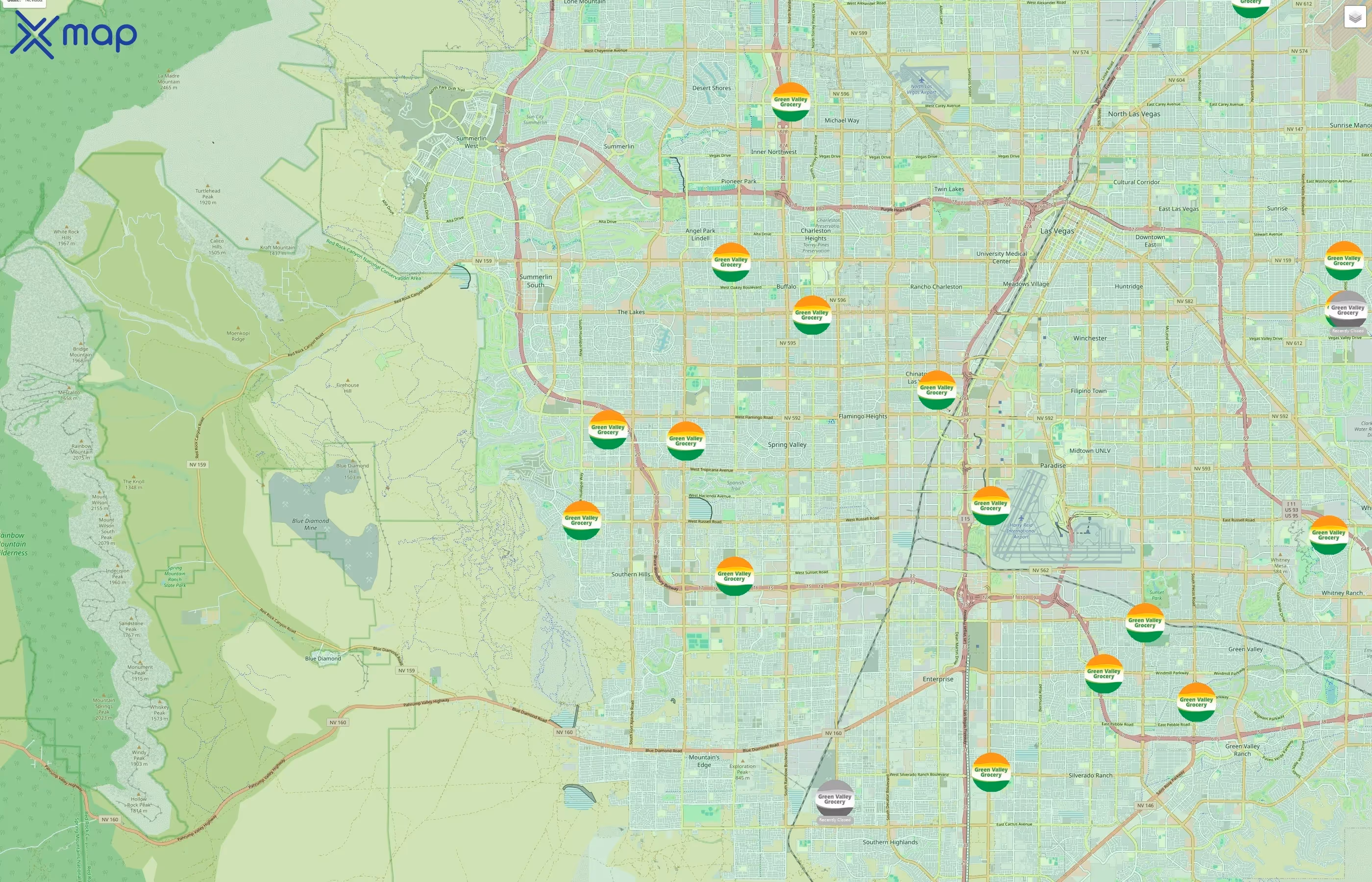 Green Valley Grocery traffic data