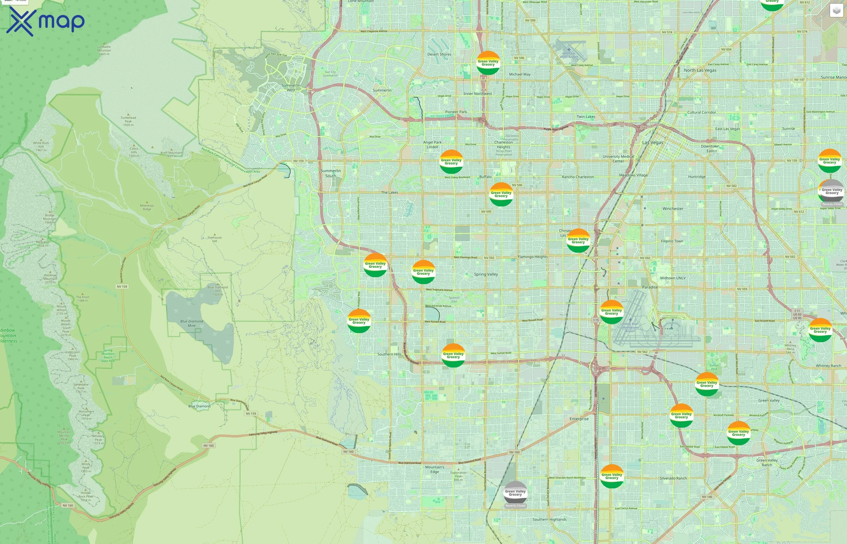 Green Valley Grocery traffic data