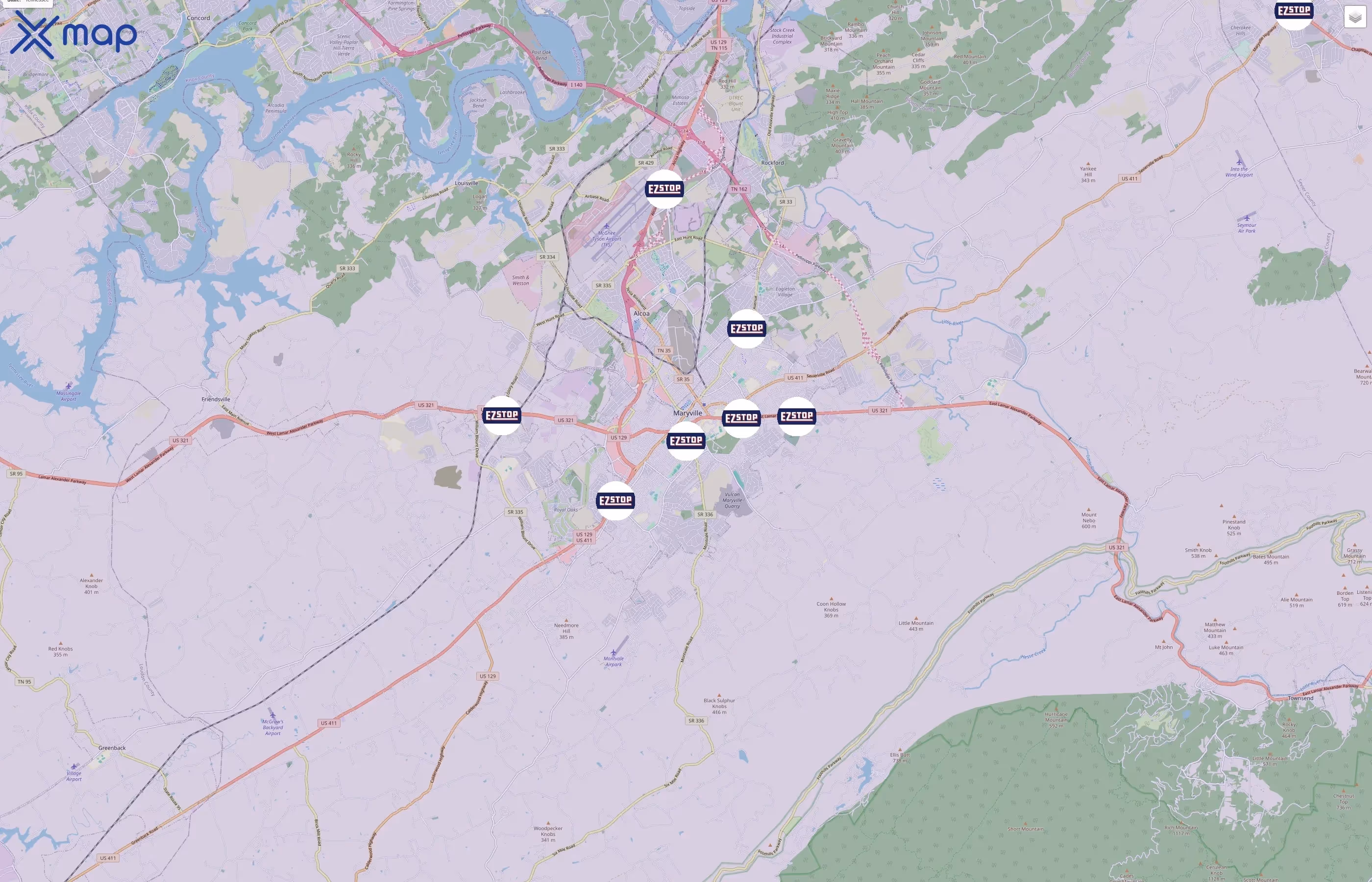 E-Z Stop Food Marts traffic data