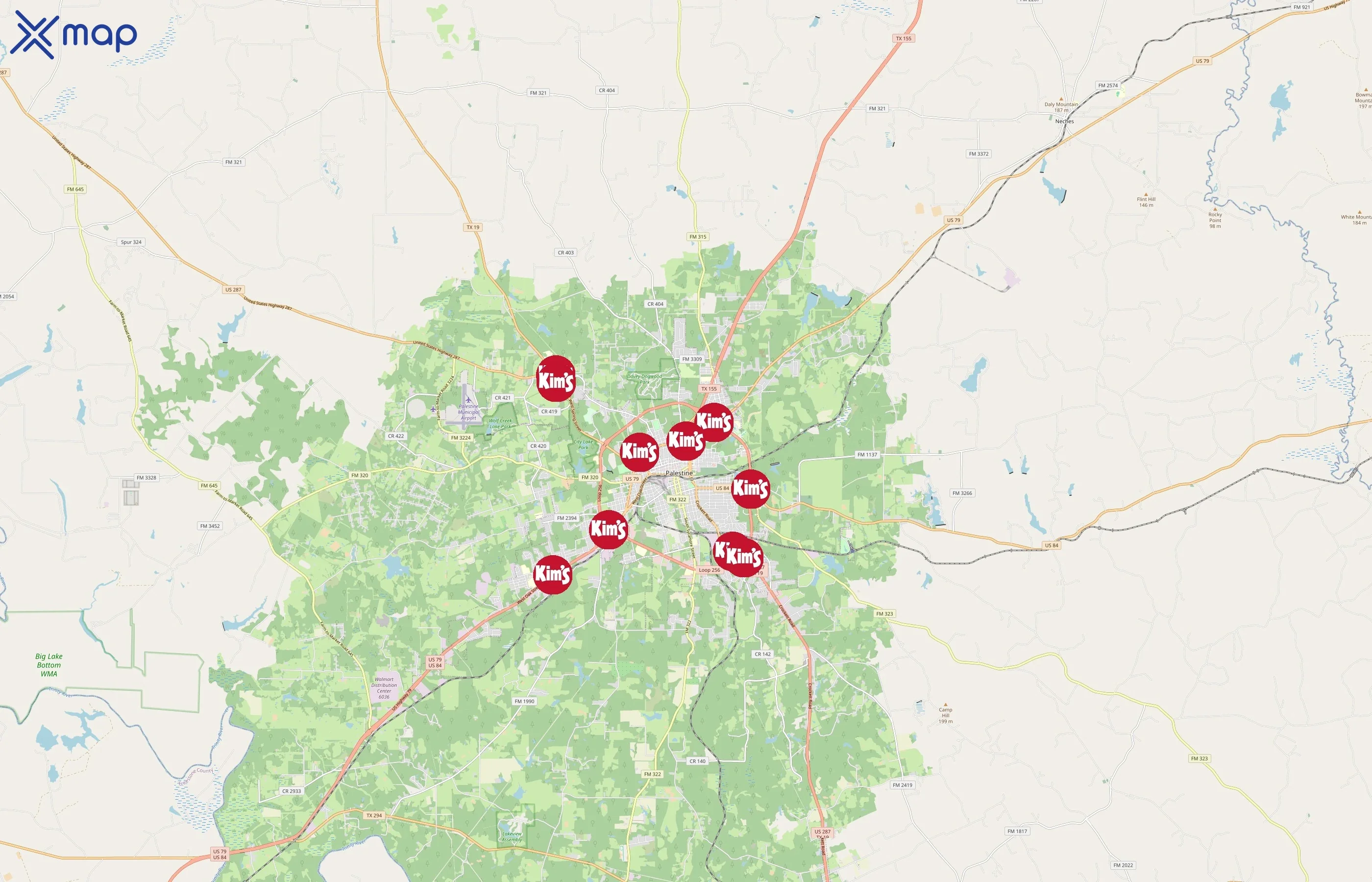 Kim's Convenience area coverage