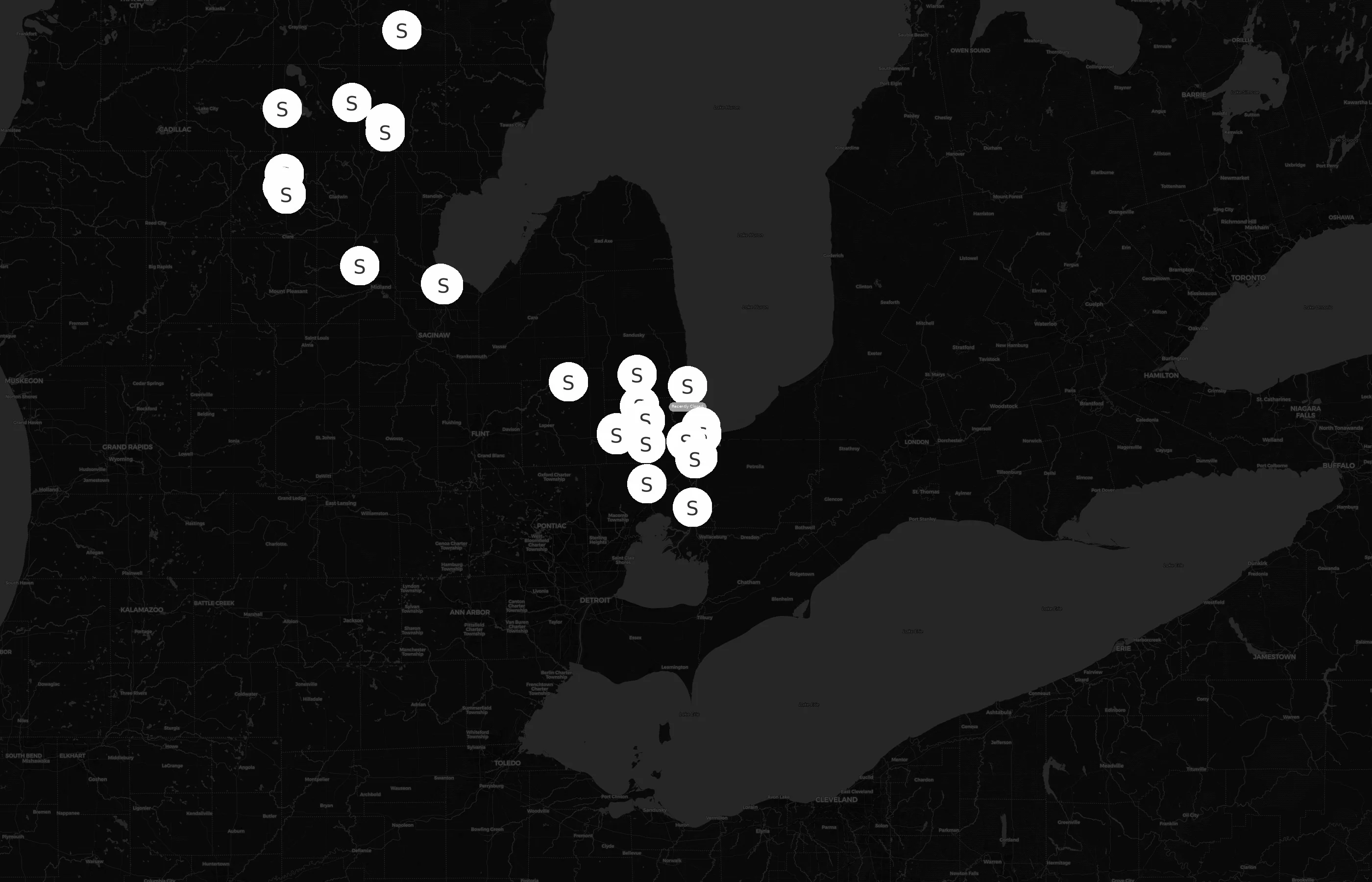 Sunrise Convenience Stores city distribution