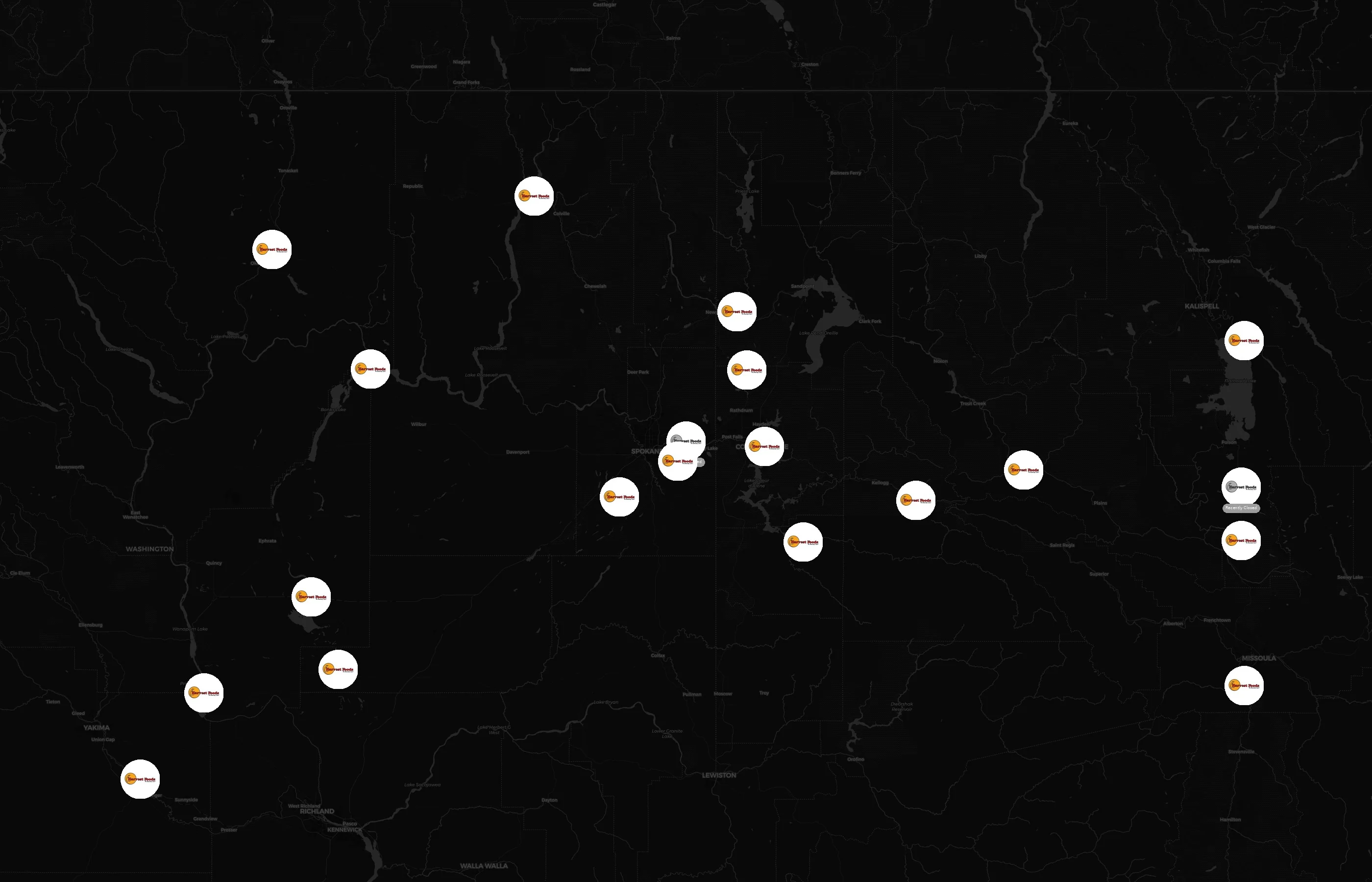 Harvest Foods city distribution
