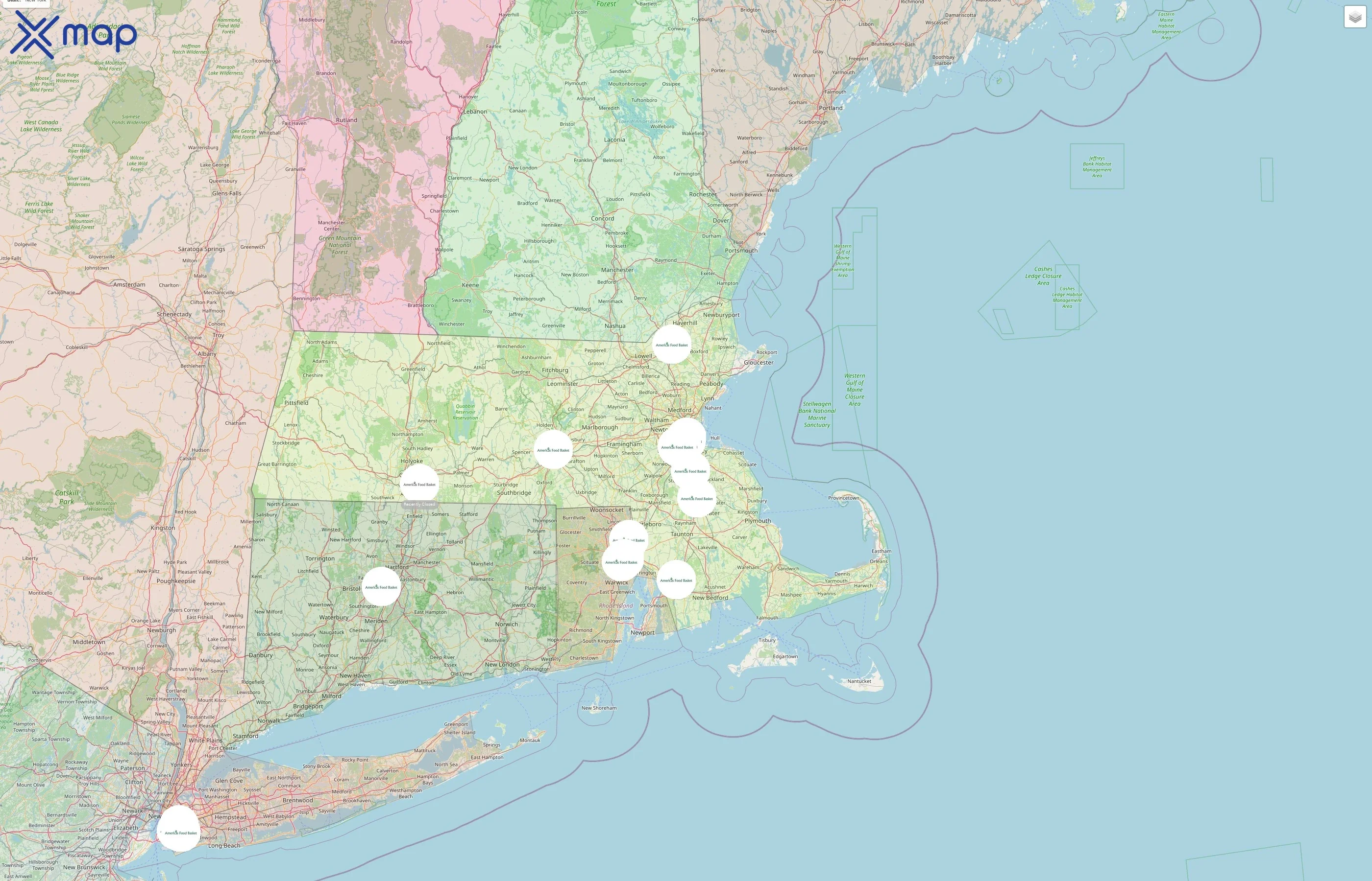 America's Food Basket street hotspots