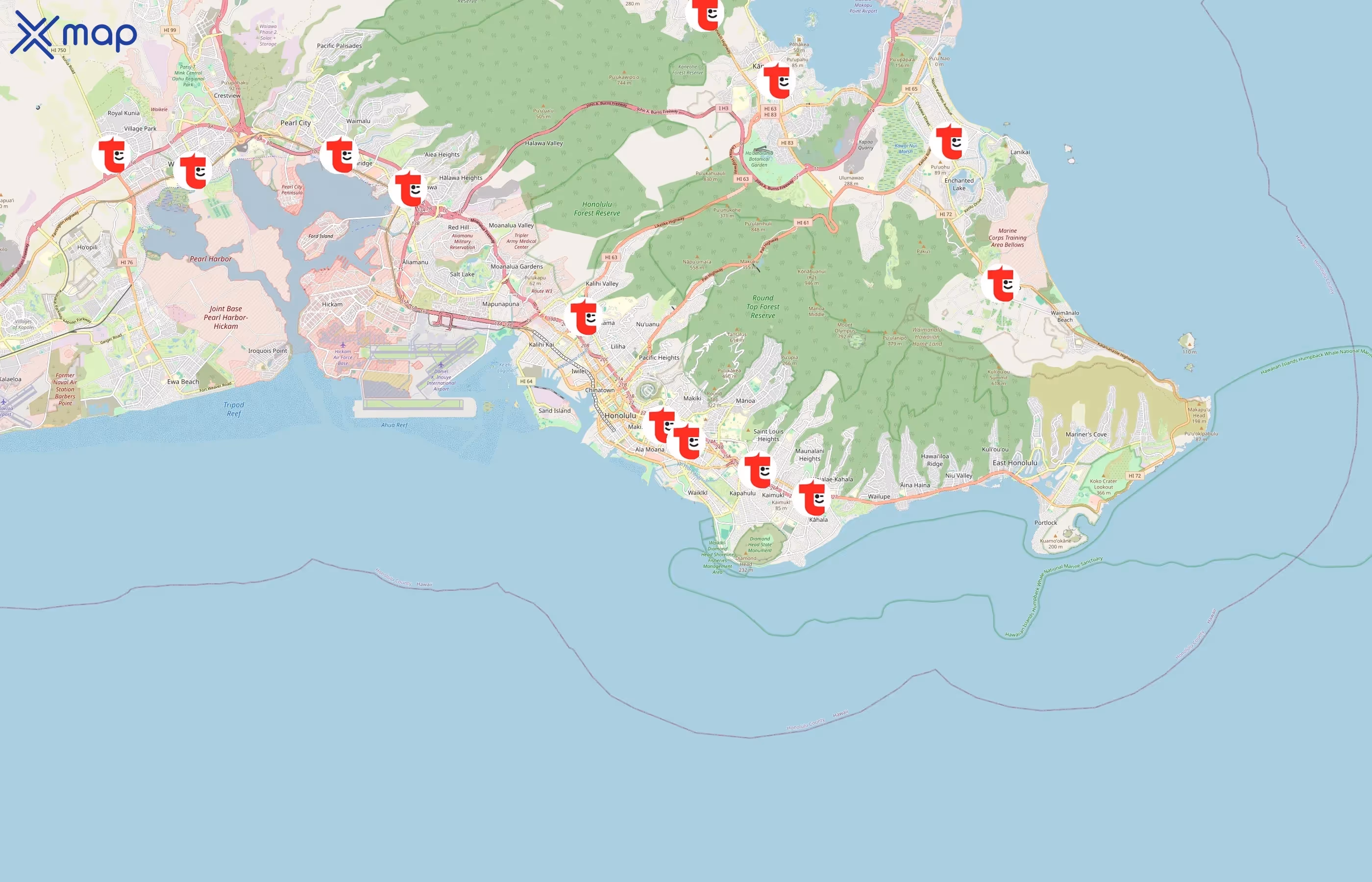 Times Supermarkets area coverage