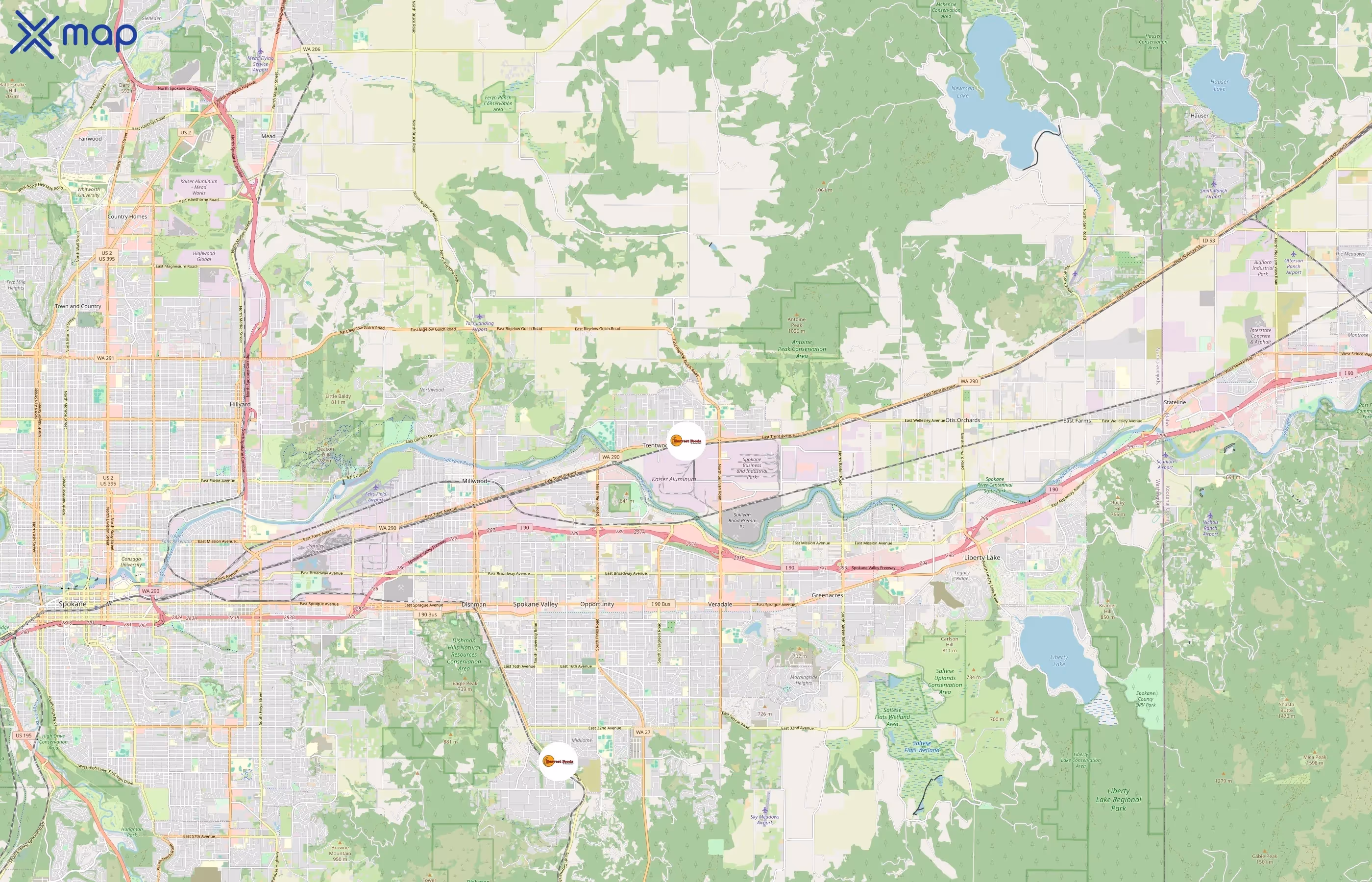 Harvest Foods area coverage
