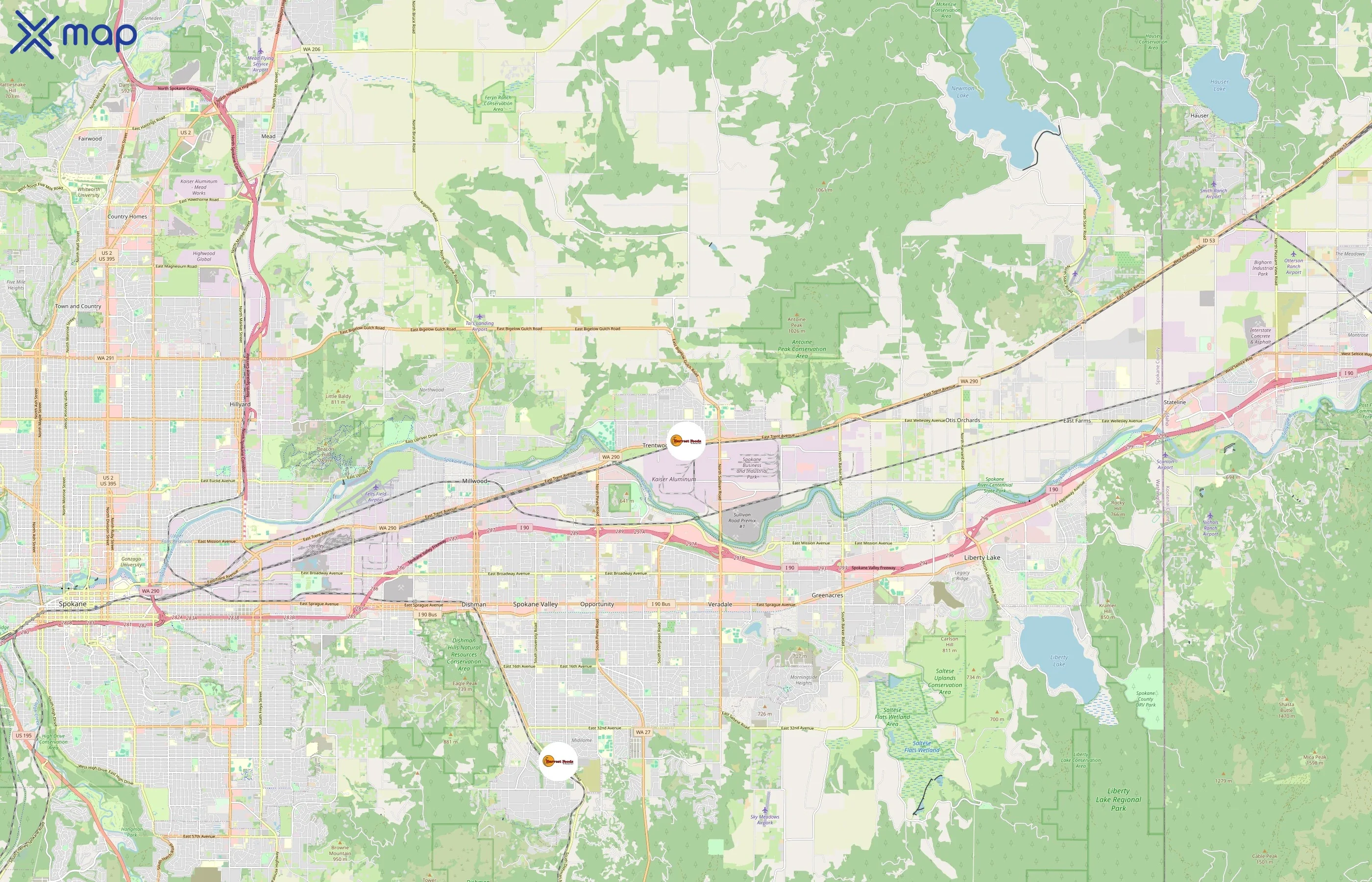 Harvest Foods area coverage