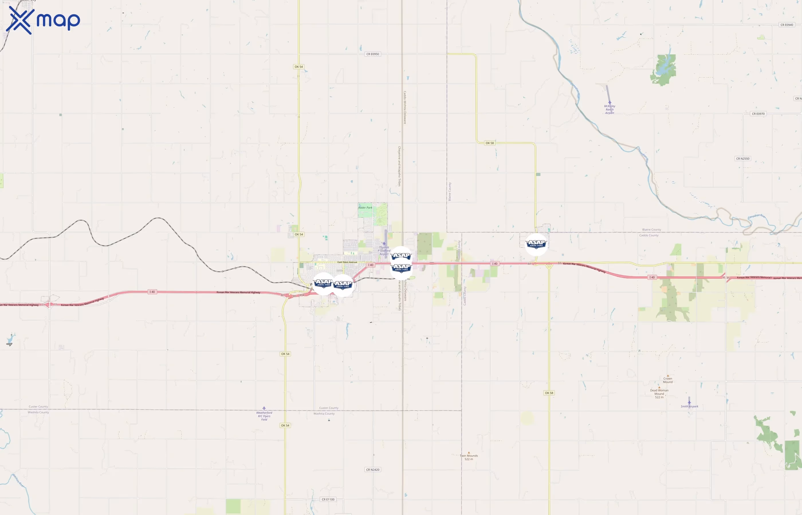ASAP Energy Inc. area coverage