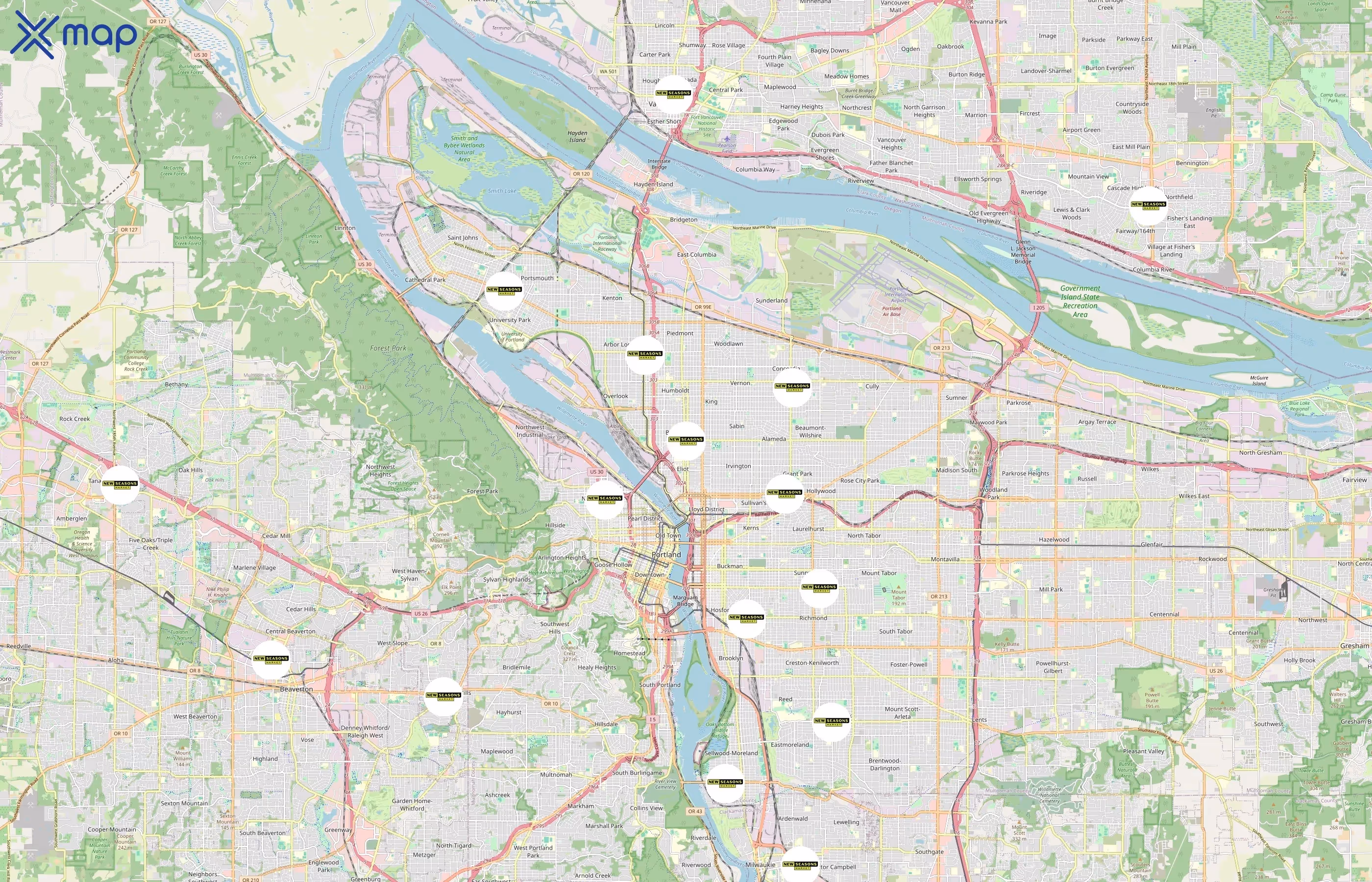 New Seasons Market area coverage