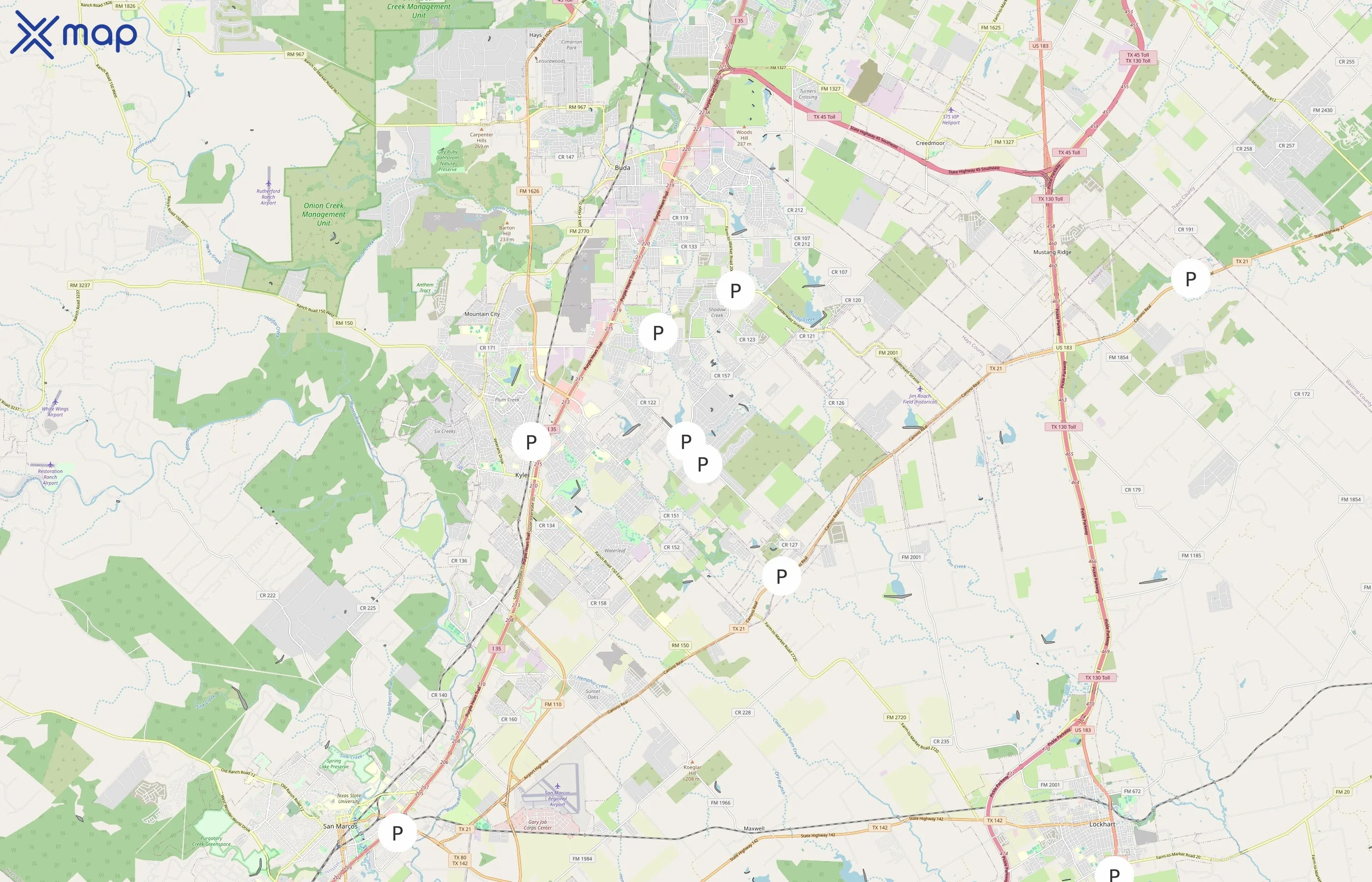 Poco Loco Supermercado area coverage