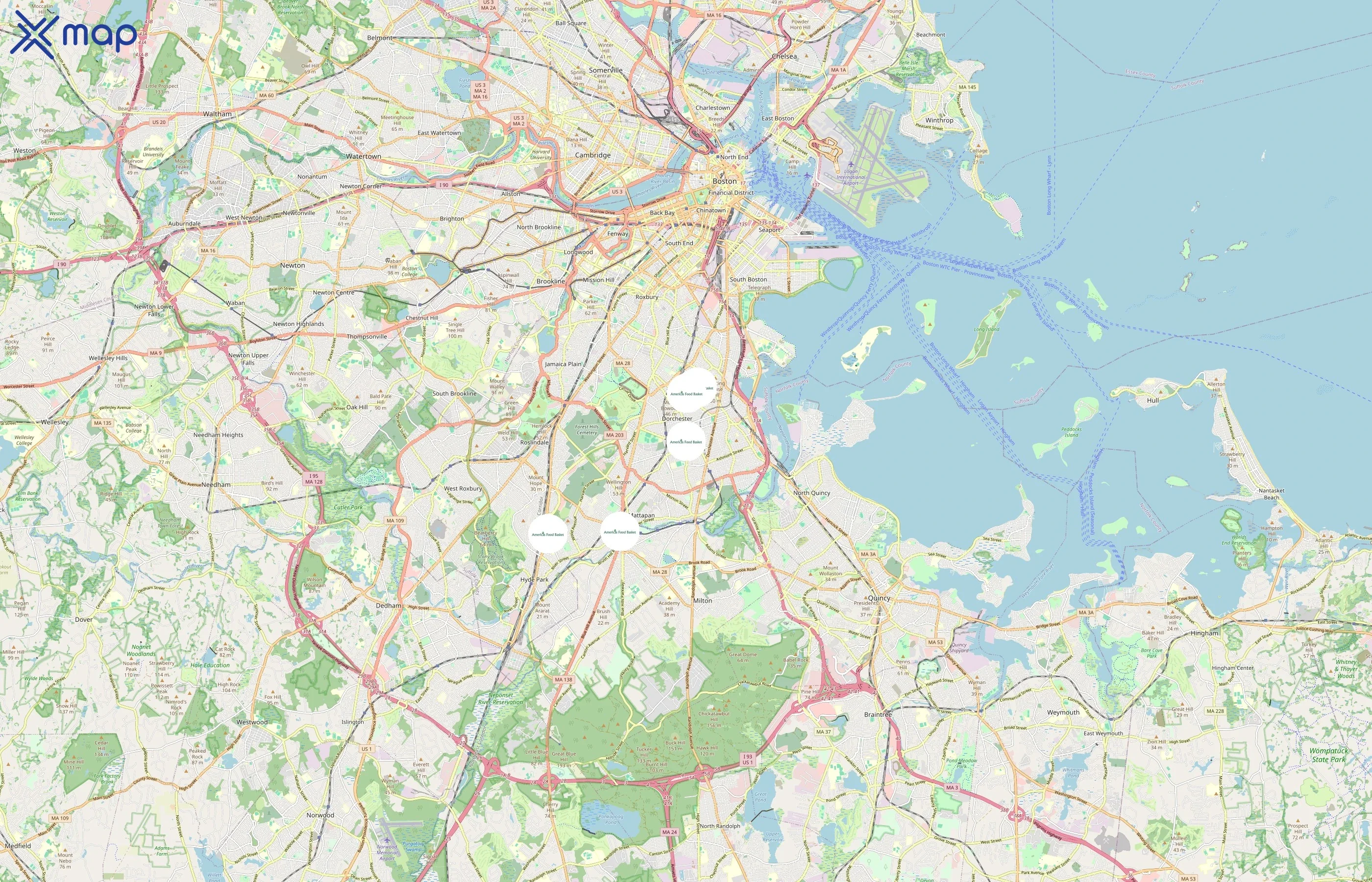 America's Food Basket area coverage