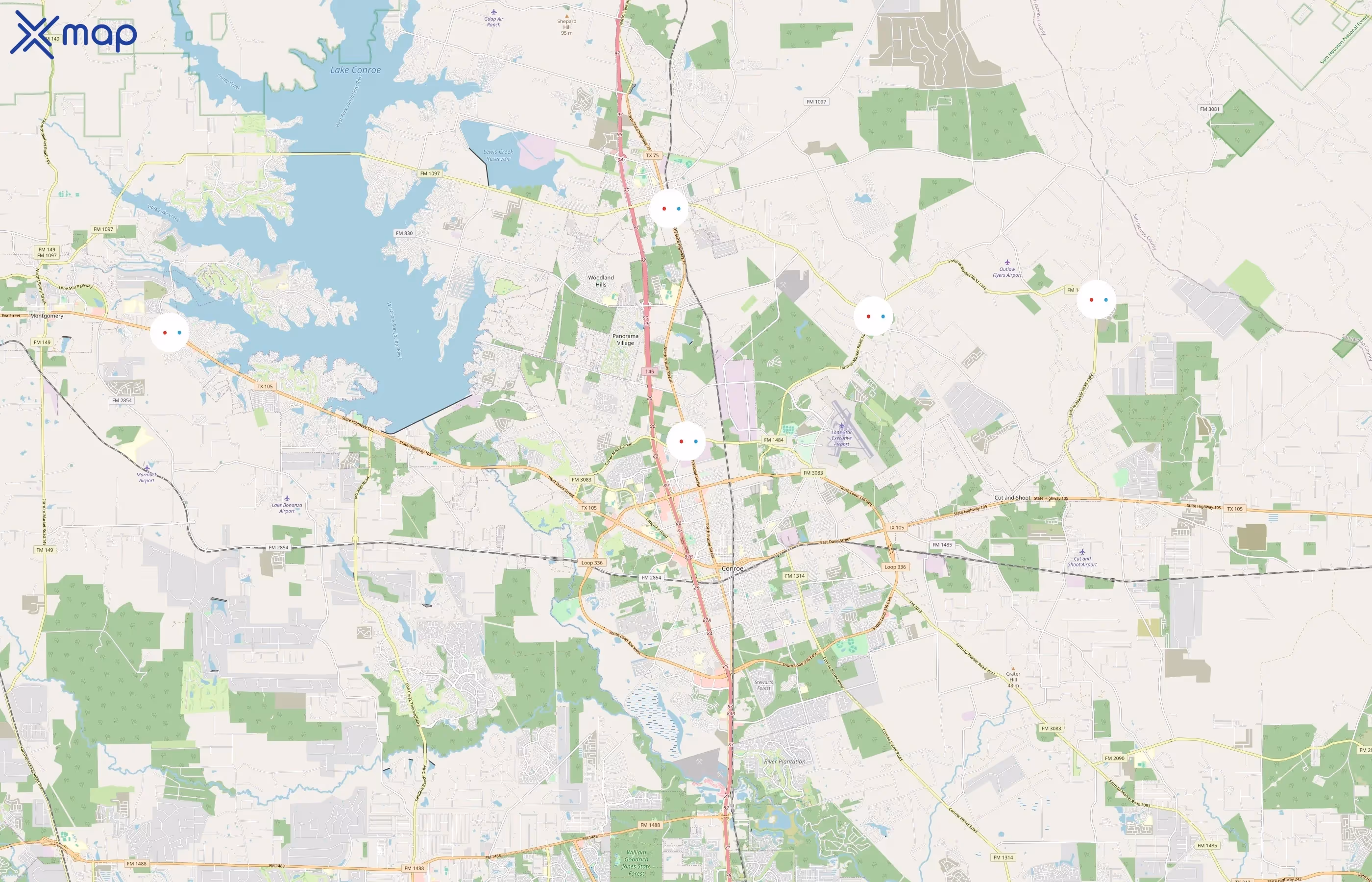 Midway Convenience Stores area coverage