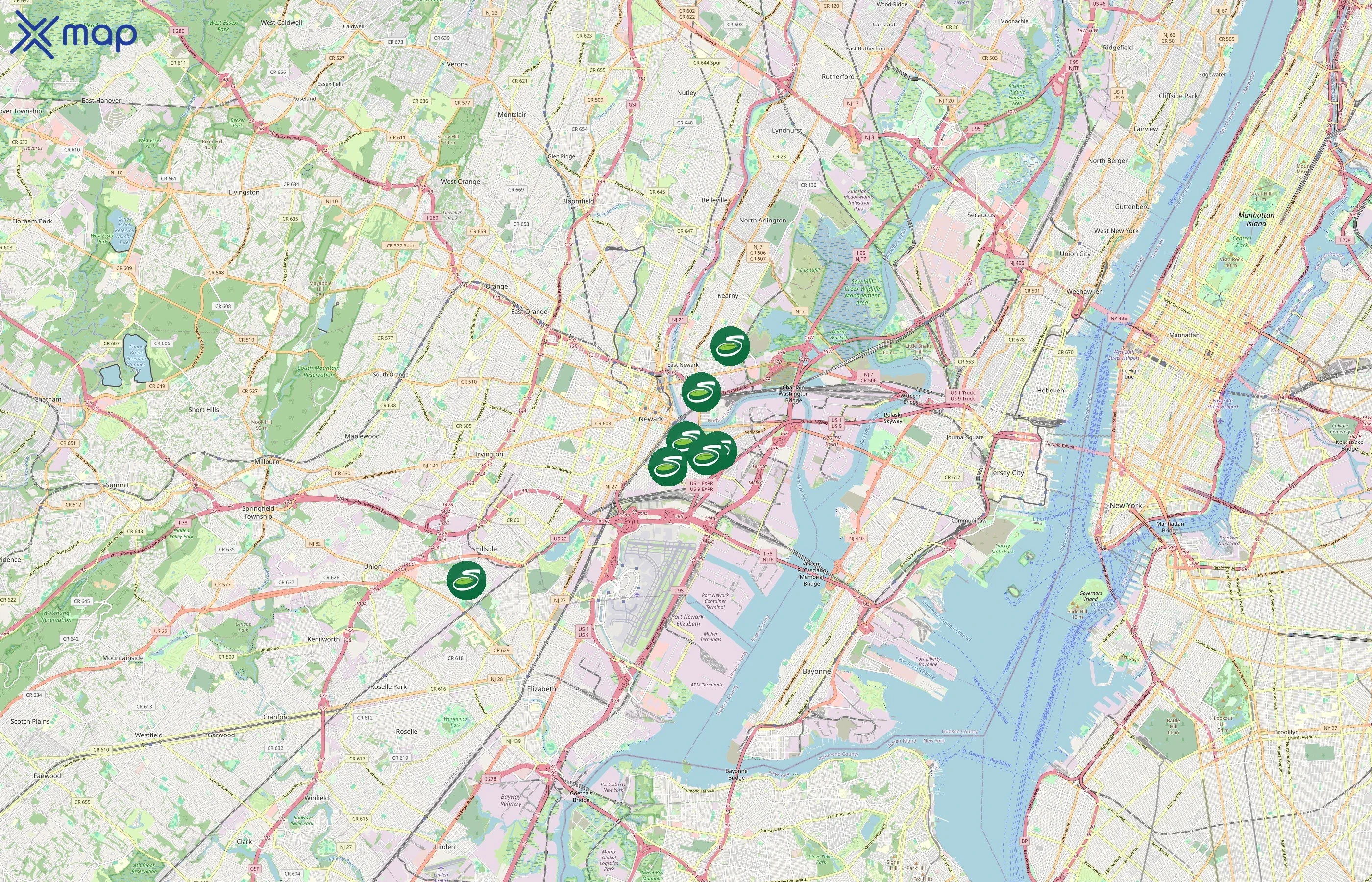 Seabra Foods area coverage