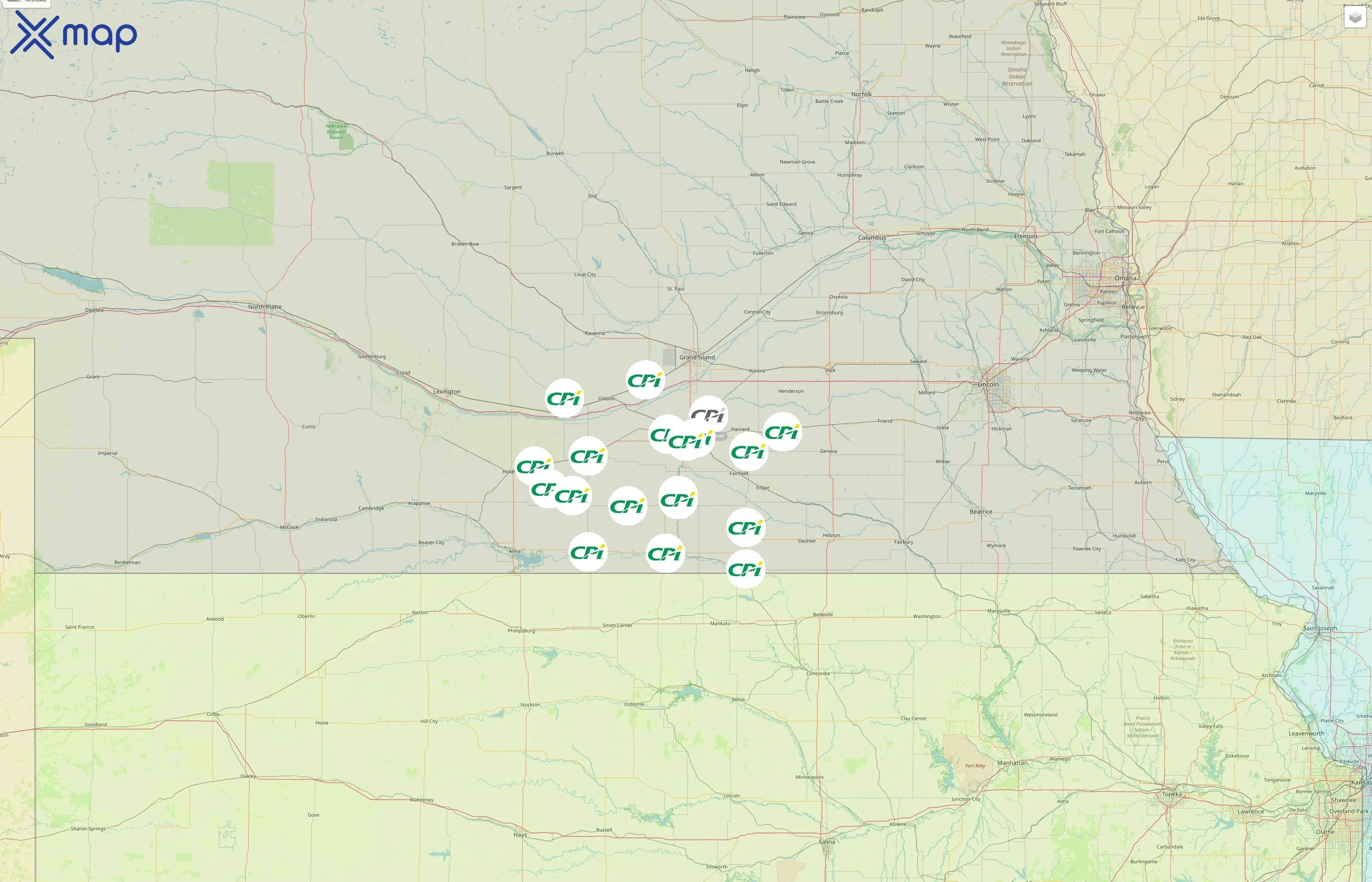 Cooperative Producers Inc. street hotspots