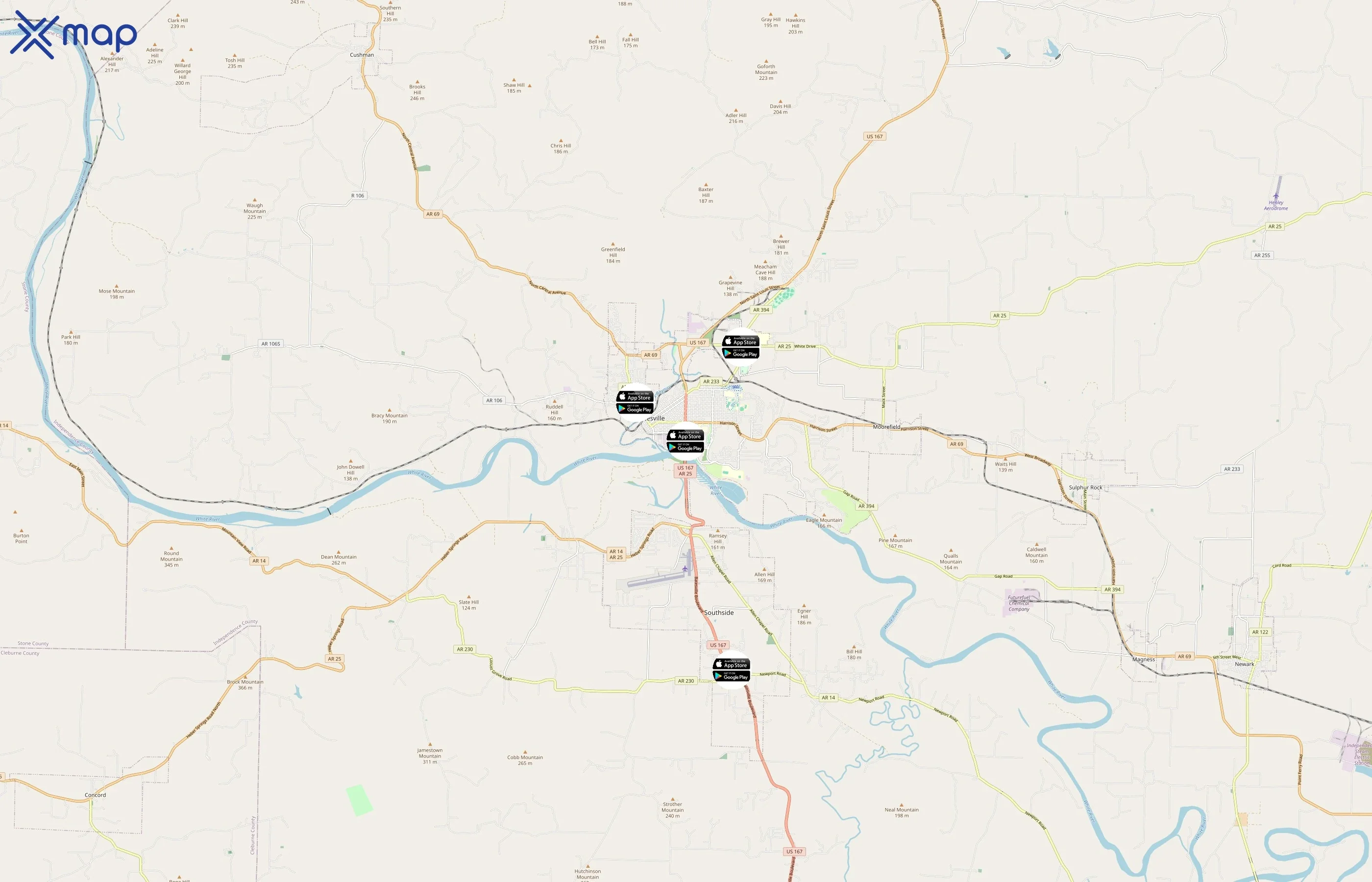 Littlefield Express area coverage