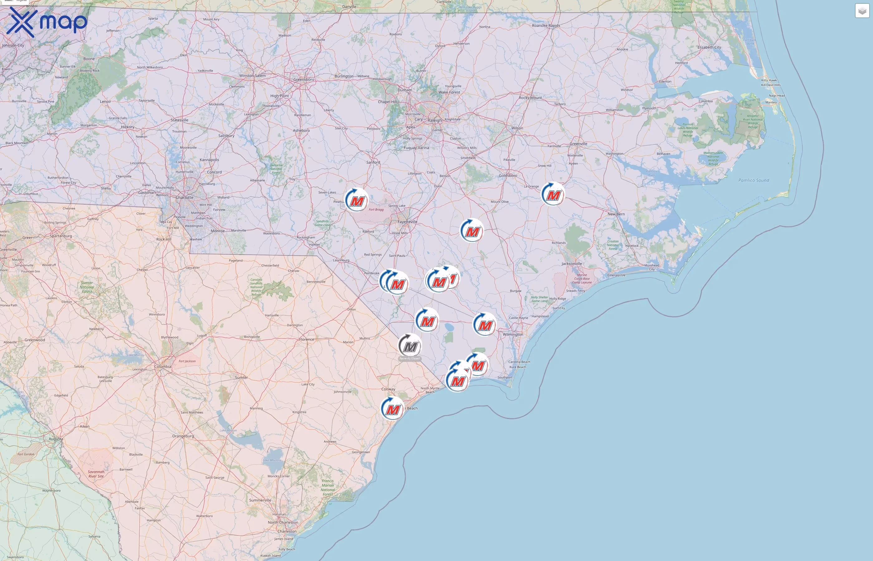 Minuteman Food Mart street hotspots