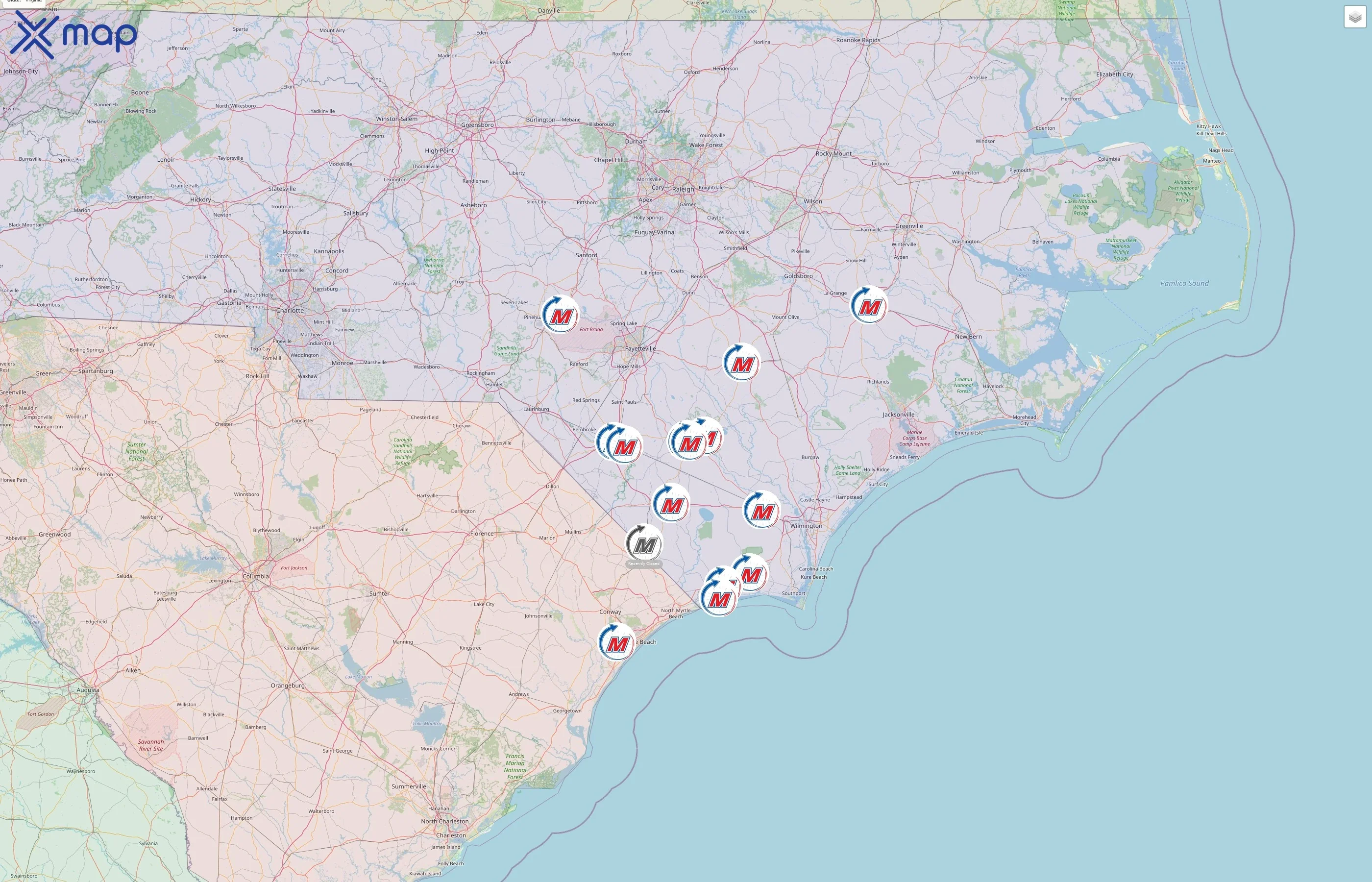 Minuteman Food Mart street hotspots