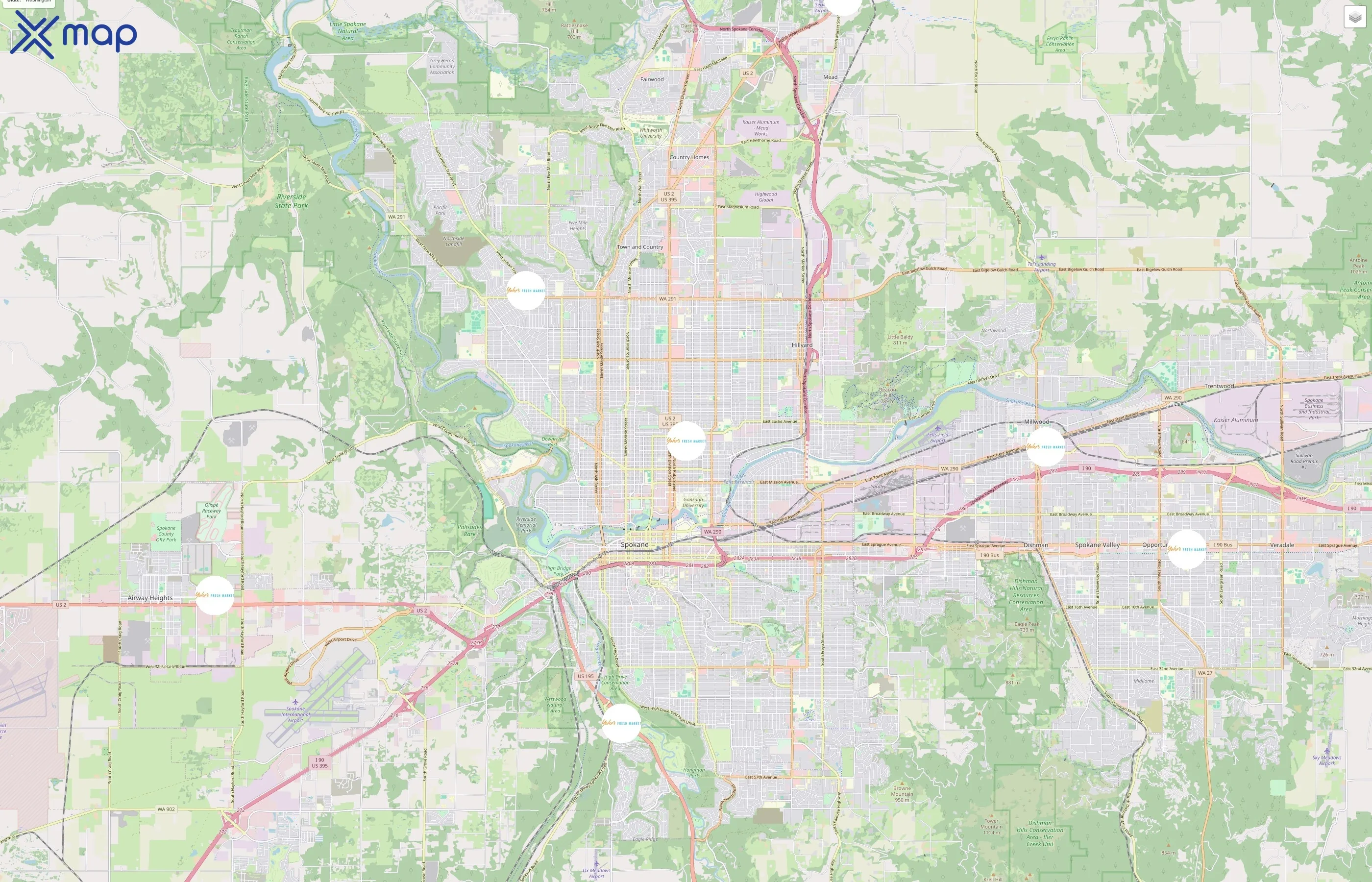 Yoke's Fresh Market traffic data