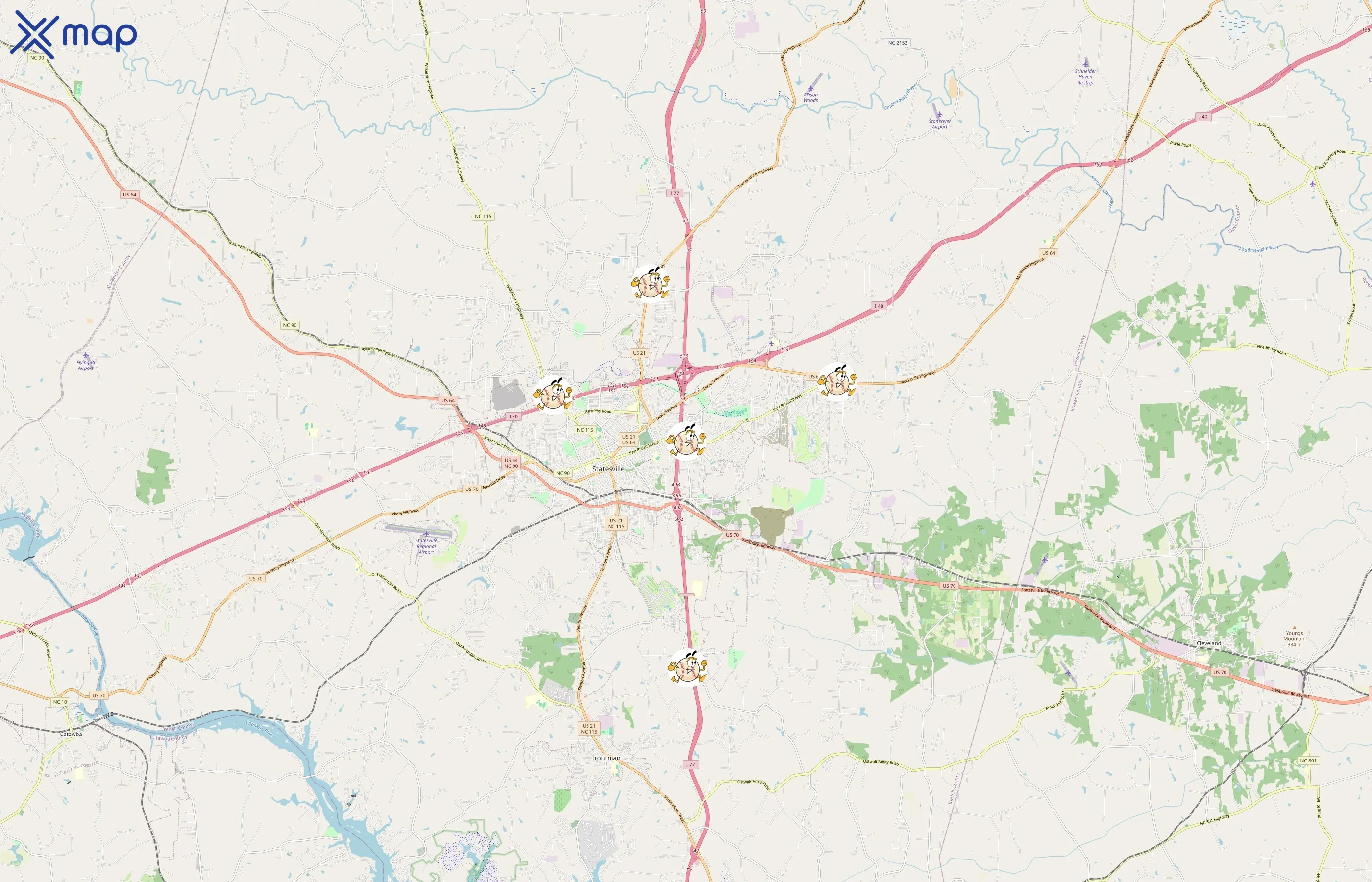 Home Run Market area coverage