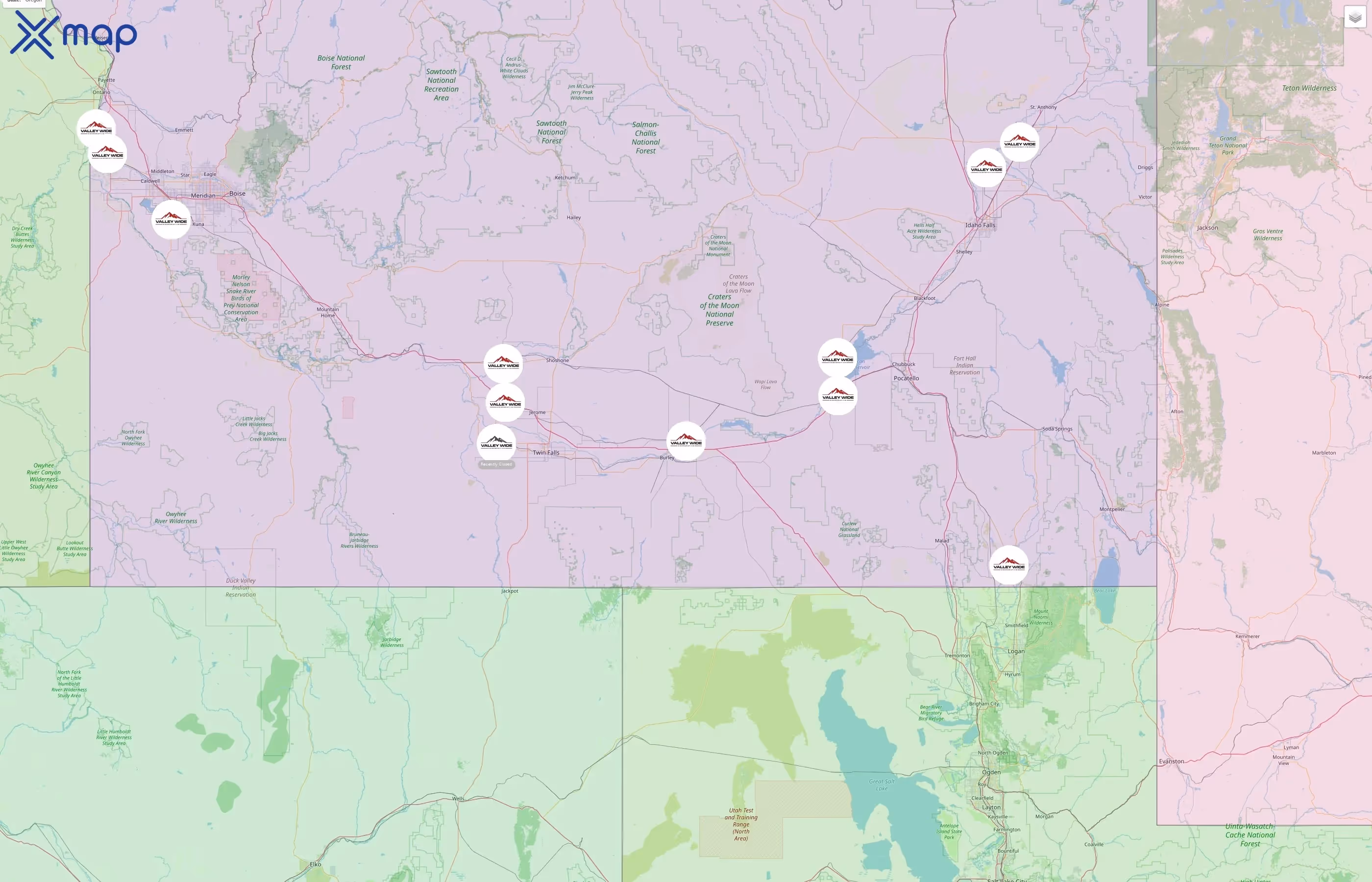 Valley Wide Country Store street hotspots
