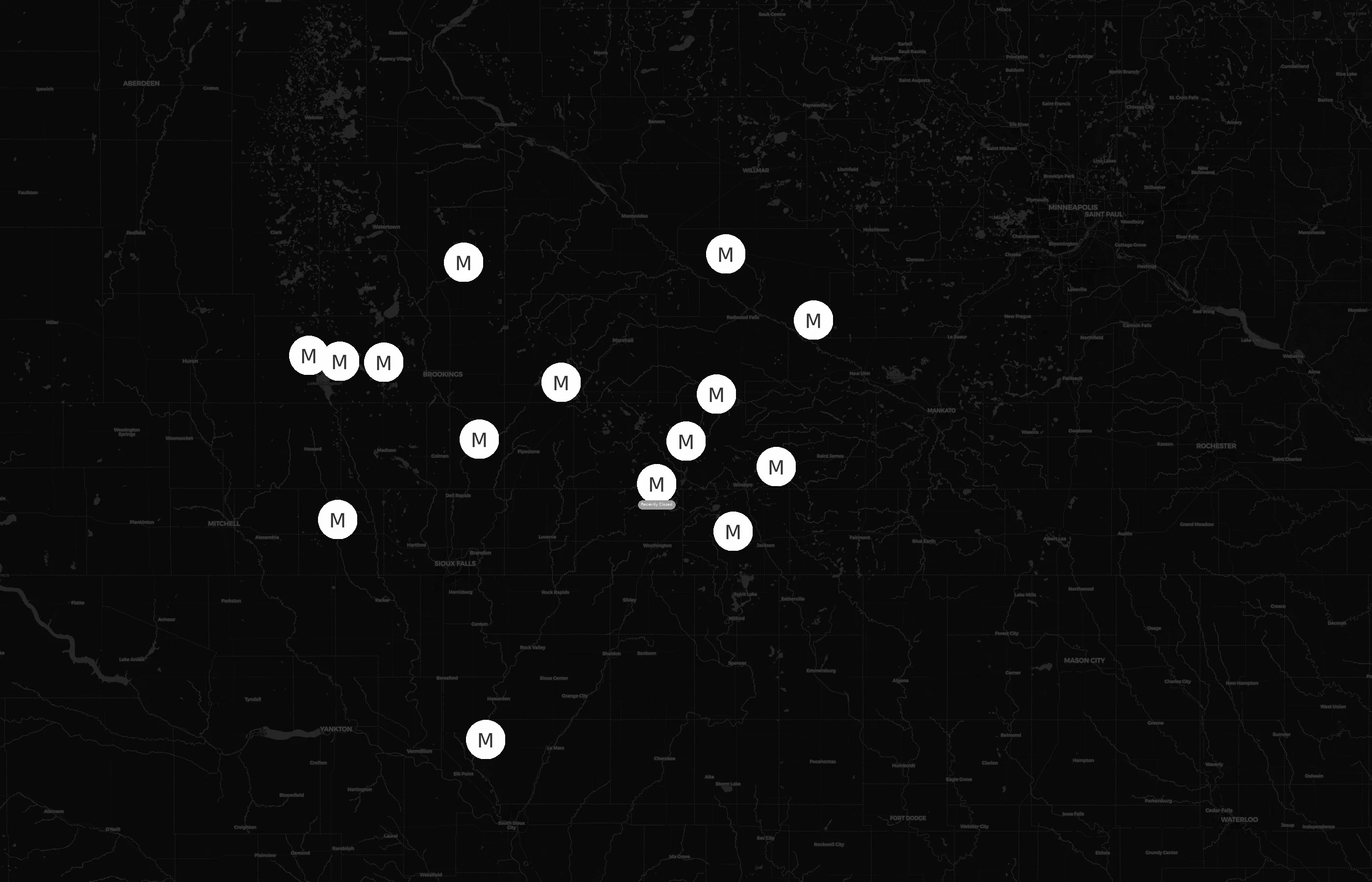 Maynard's Food Center city distribution