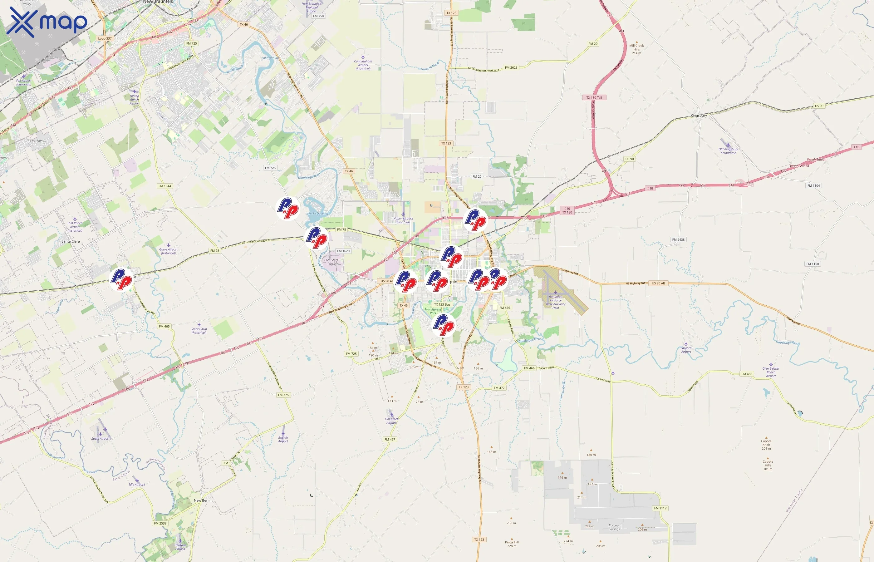 Pic-N-Pac area coverage