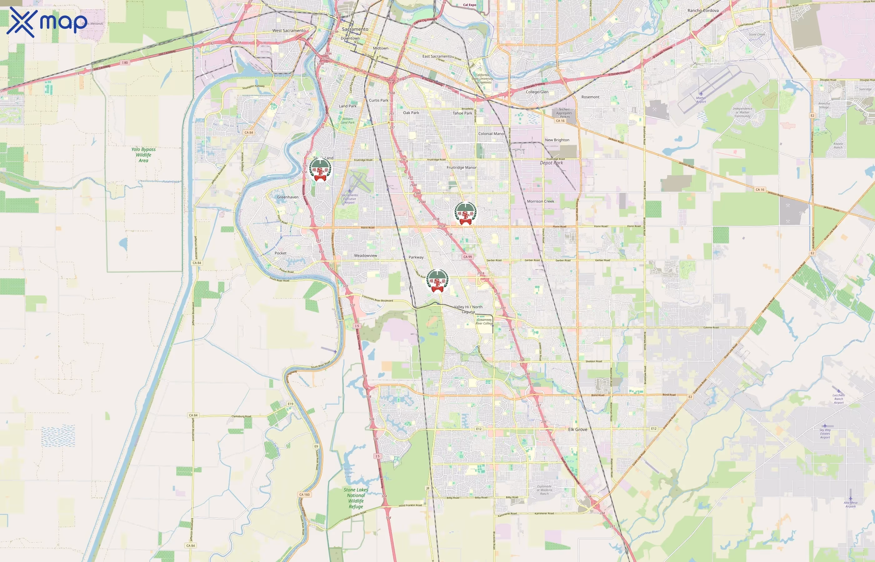 SF Supermarket area coverage