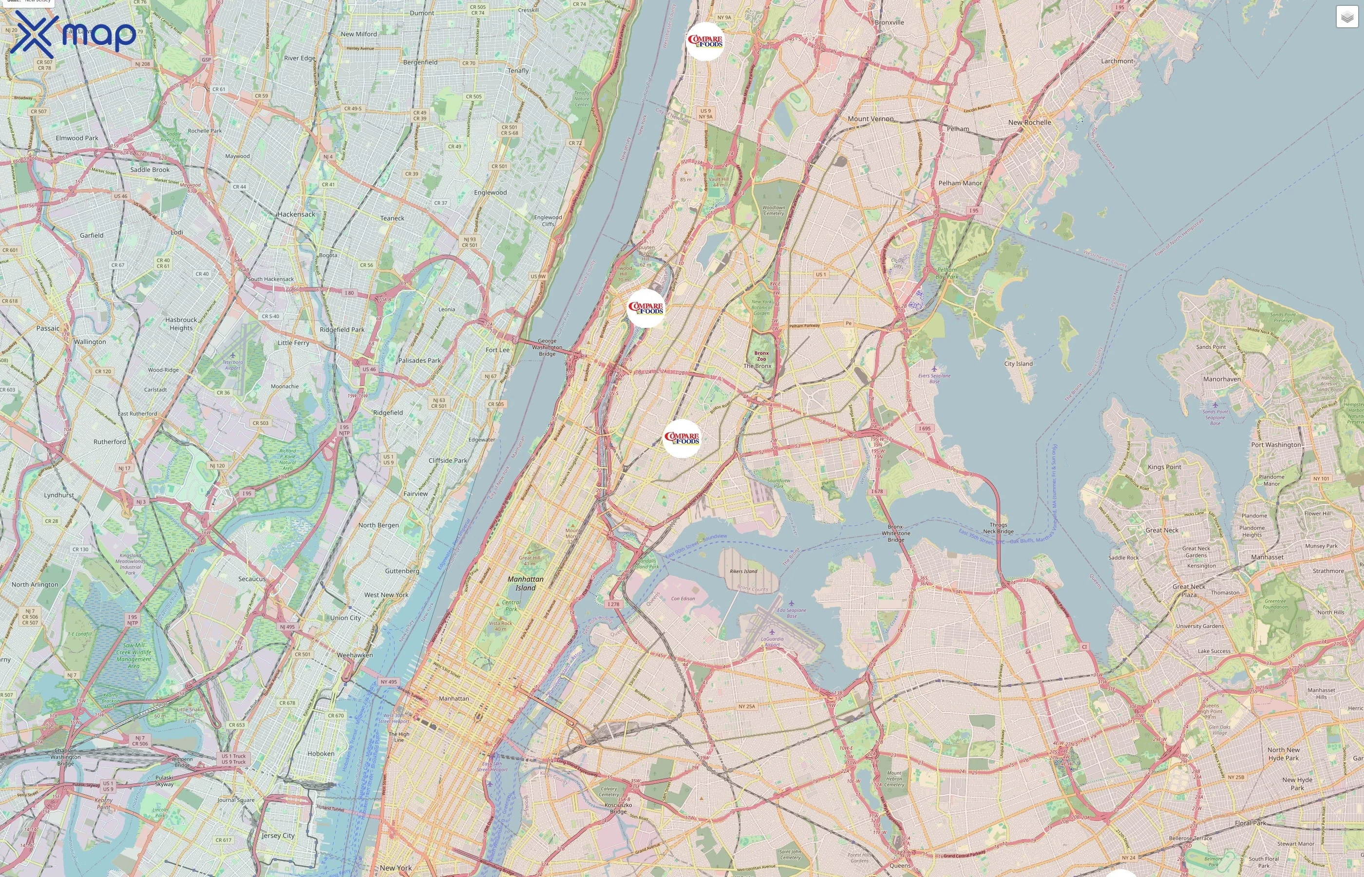 Compare Foods traffic data